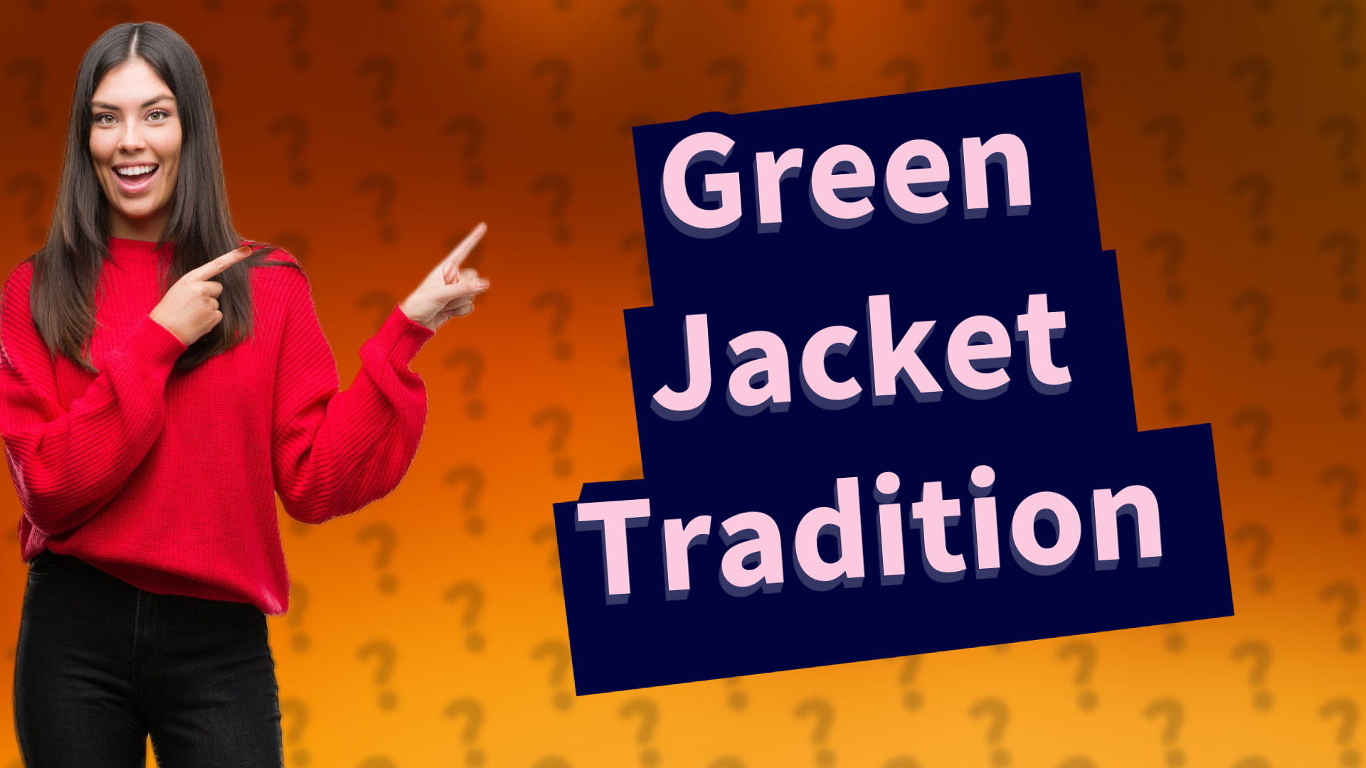 Green Jacket Tradition