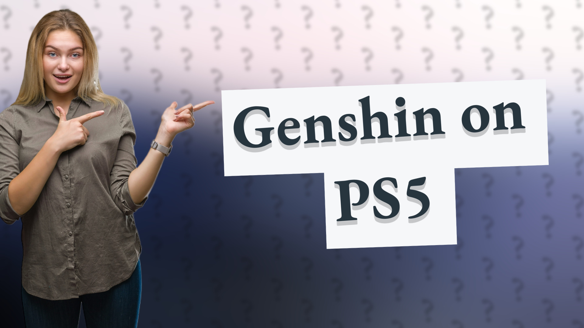Genshin on PS5