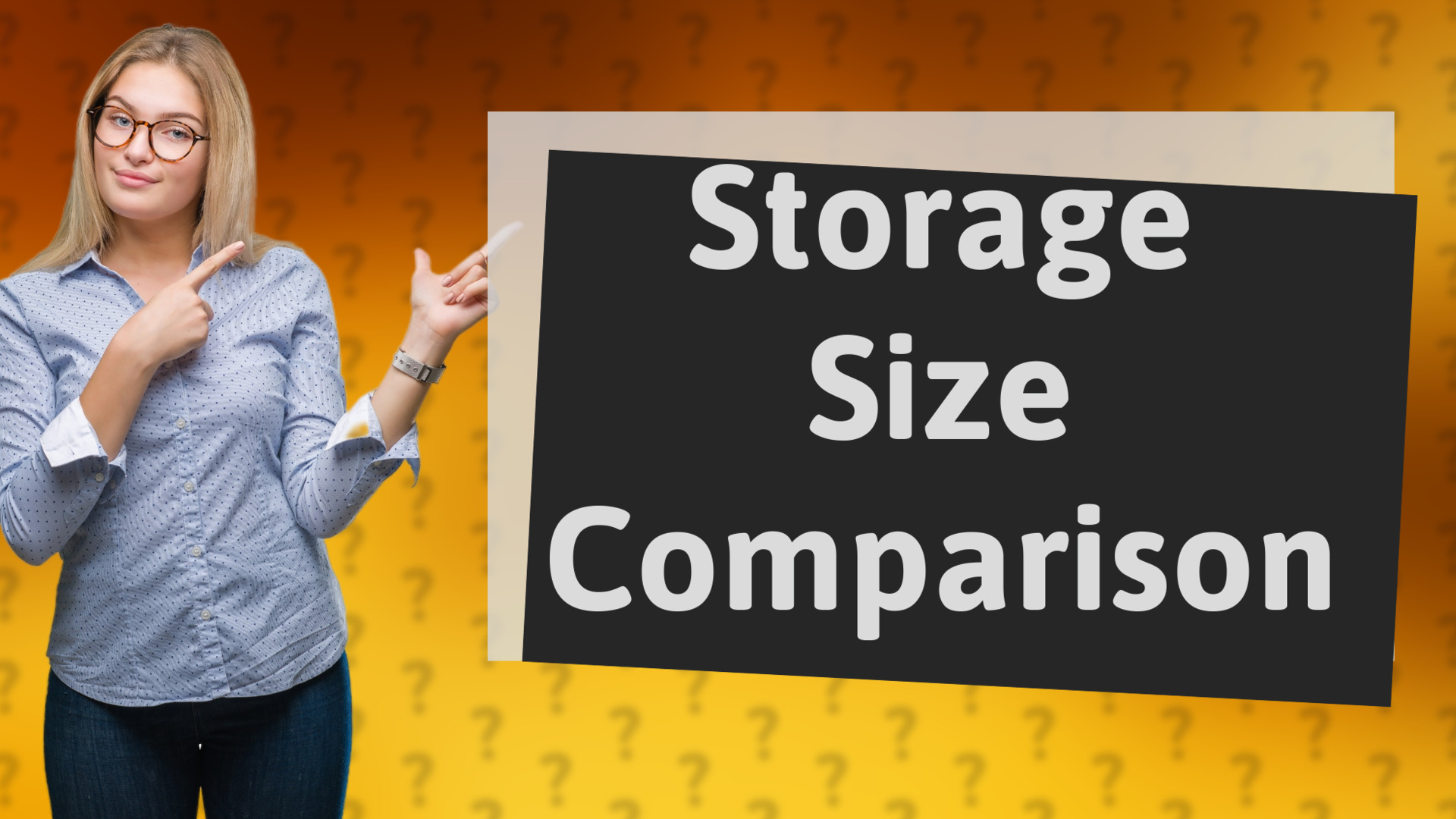 Storage Size Comparison