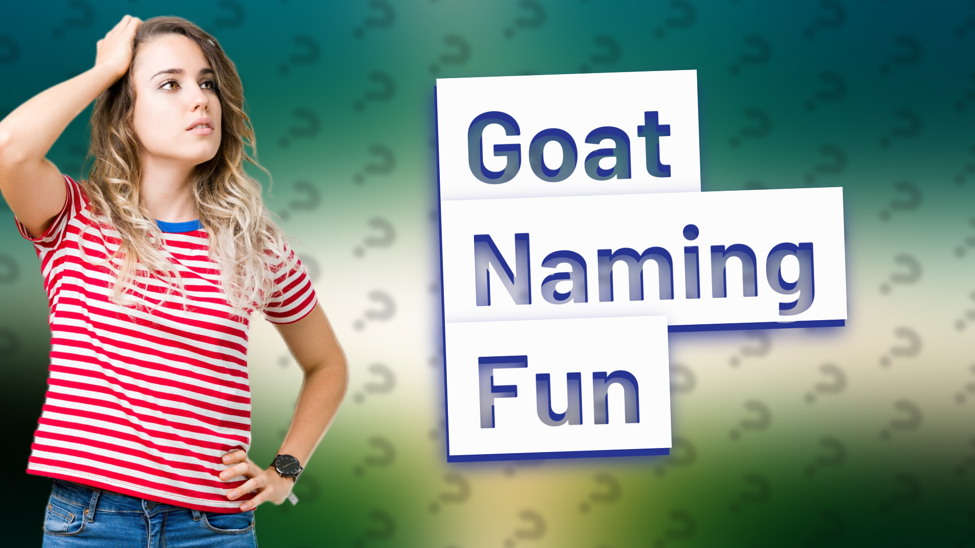 Goat Naming Fun