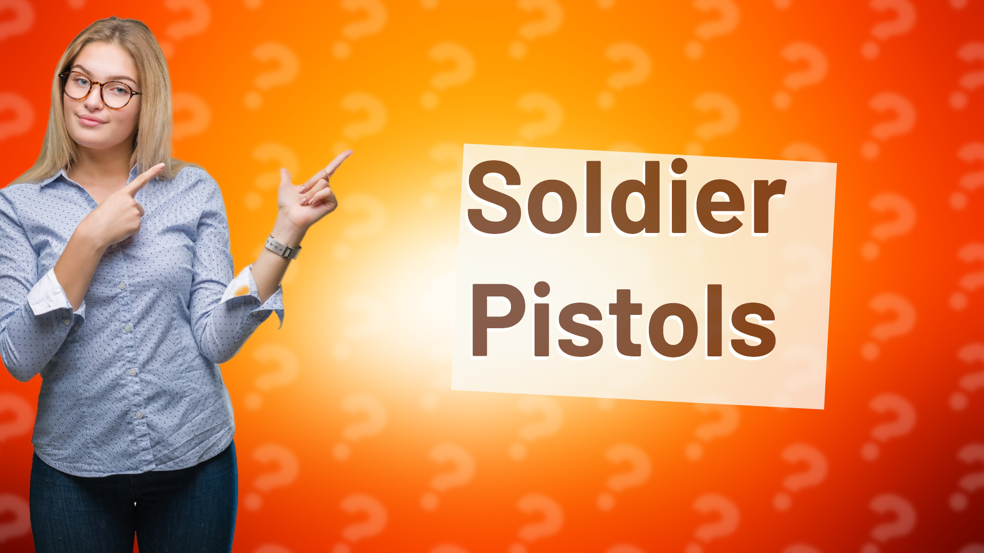 Soldier Pistols