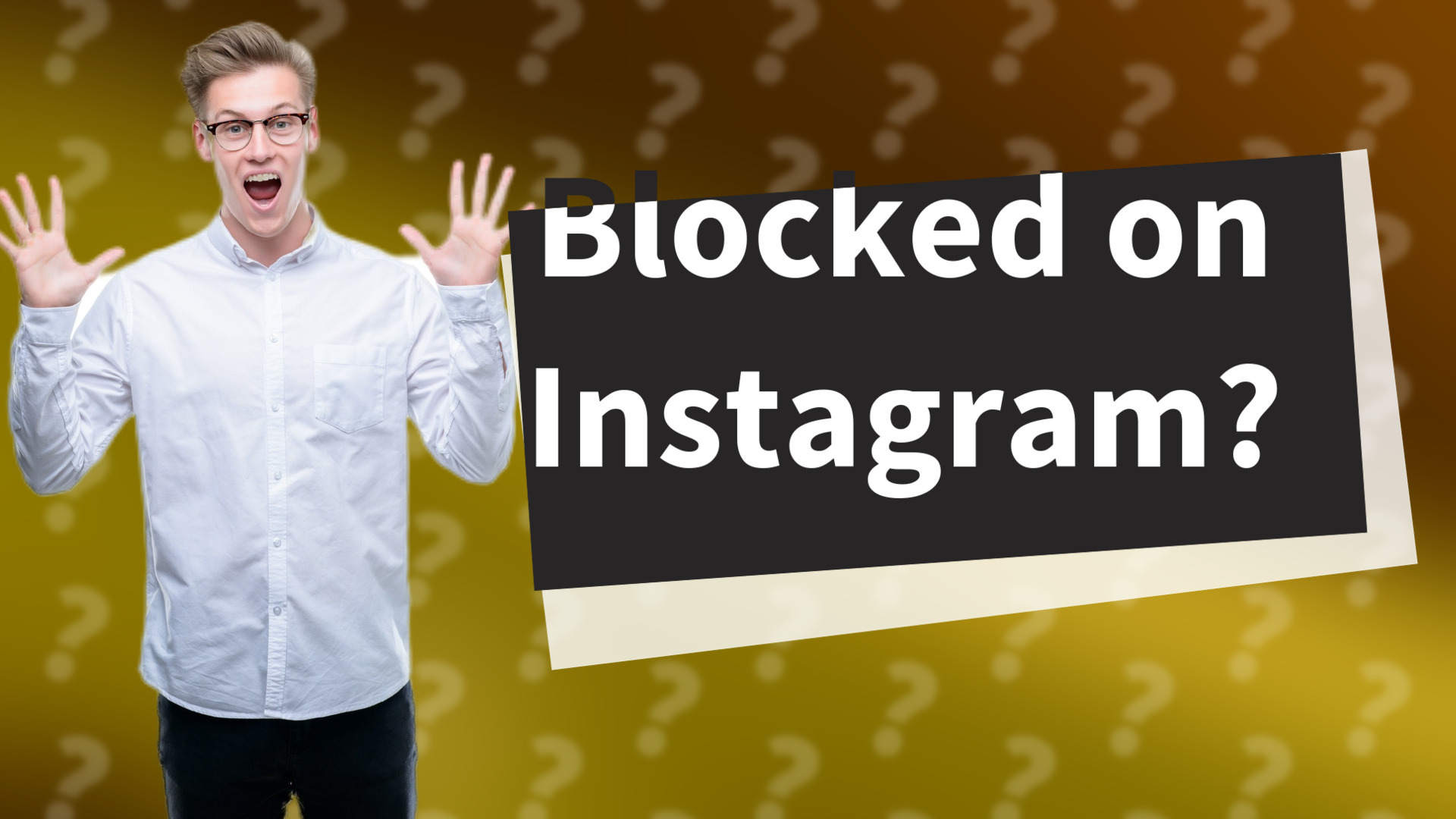 Blocked on Instagram?