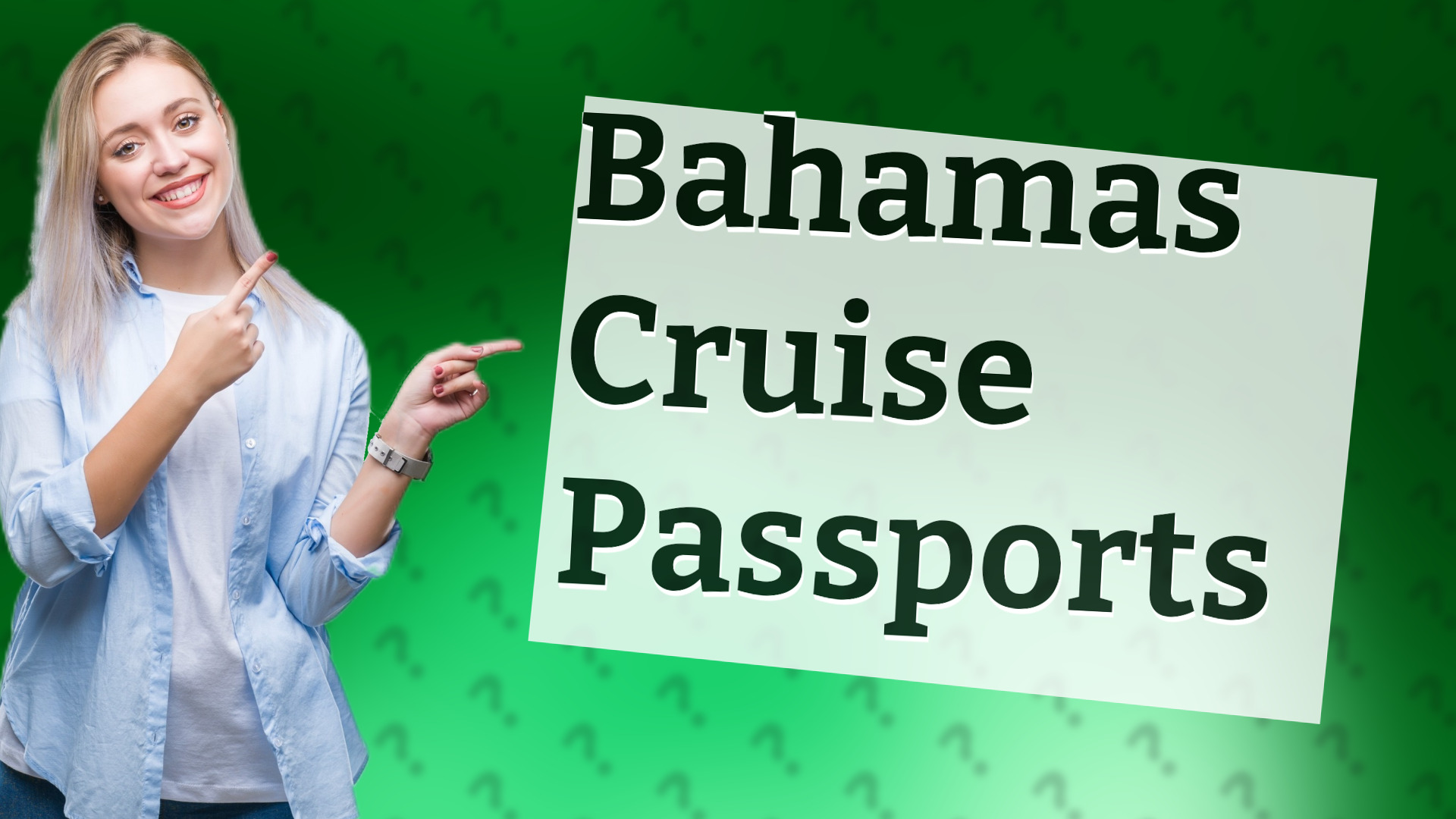 Bahamas Cruise Passports