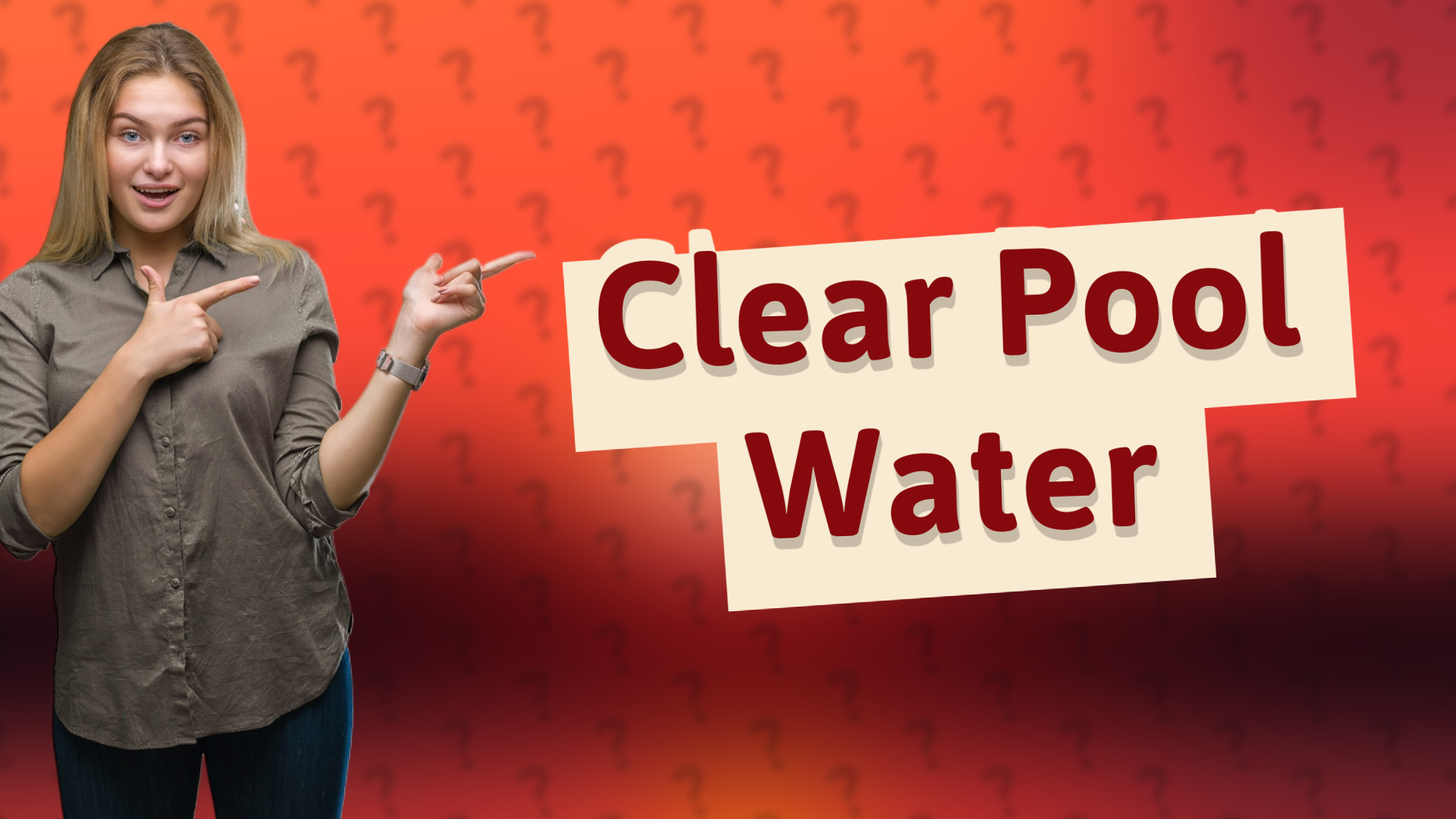 Clear Pool Water