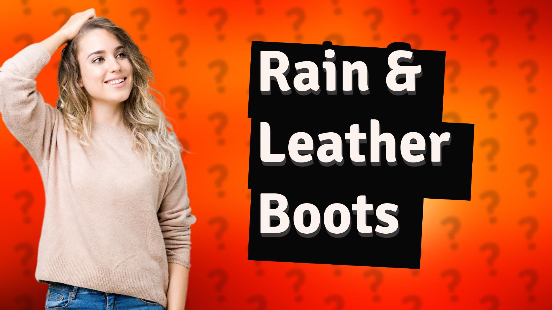 Rain & Leather Boots