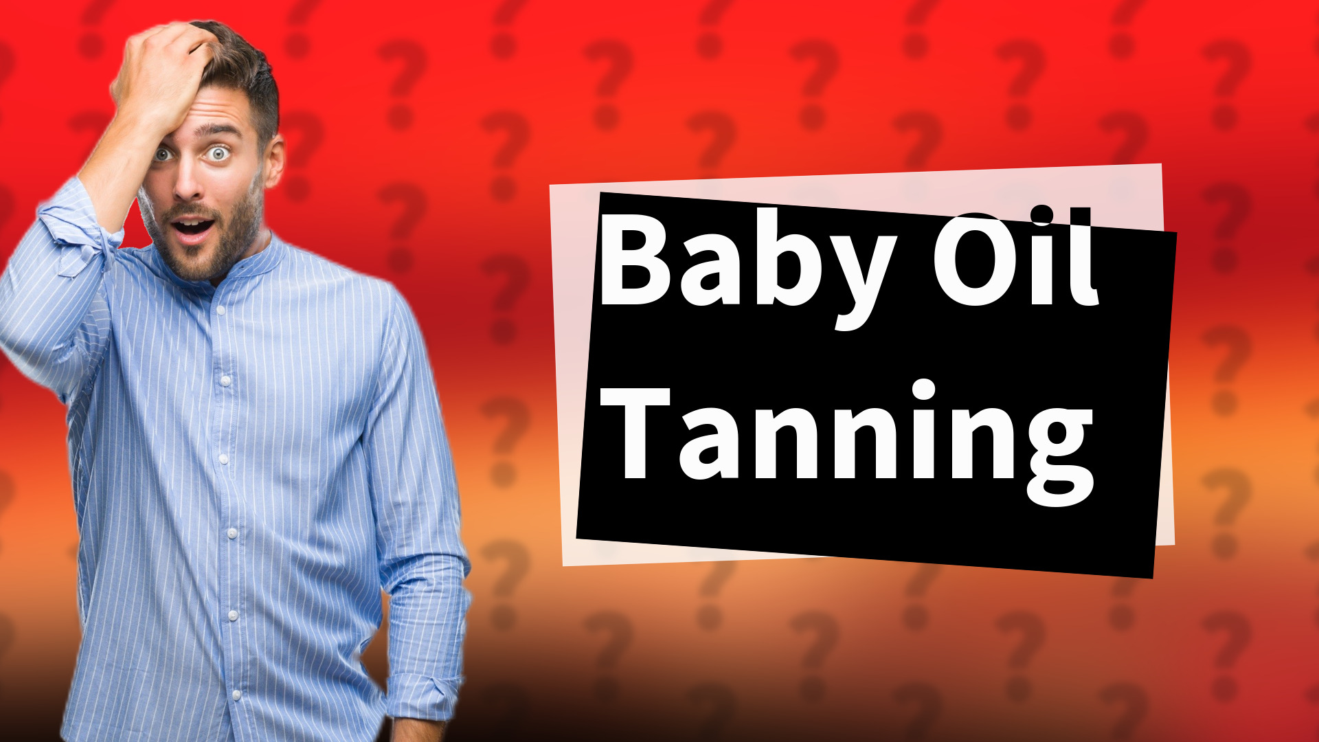 Baby Oil Tanning