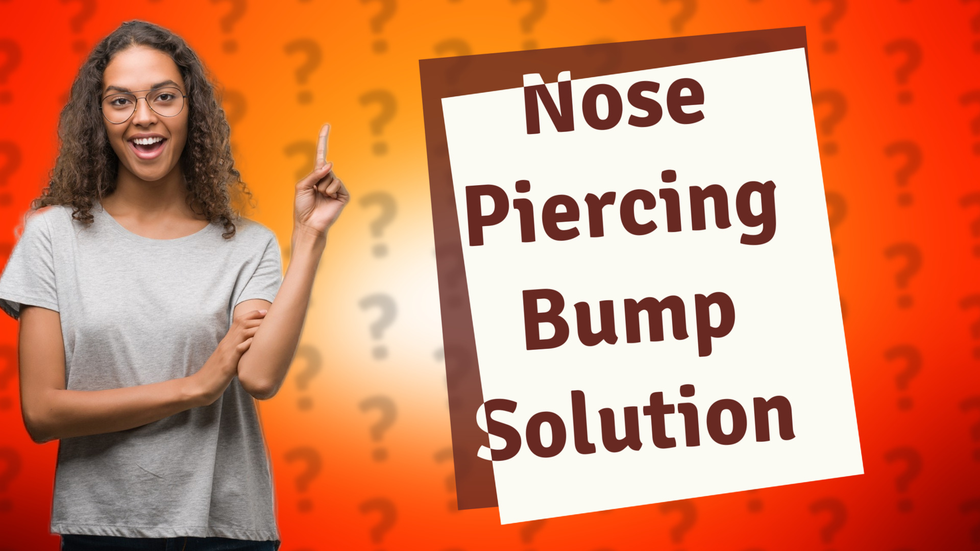 Nose Piercing Bump Solution