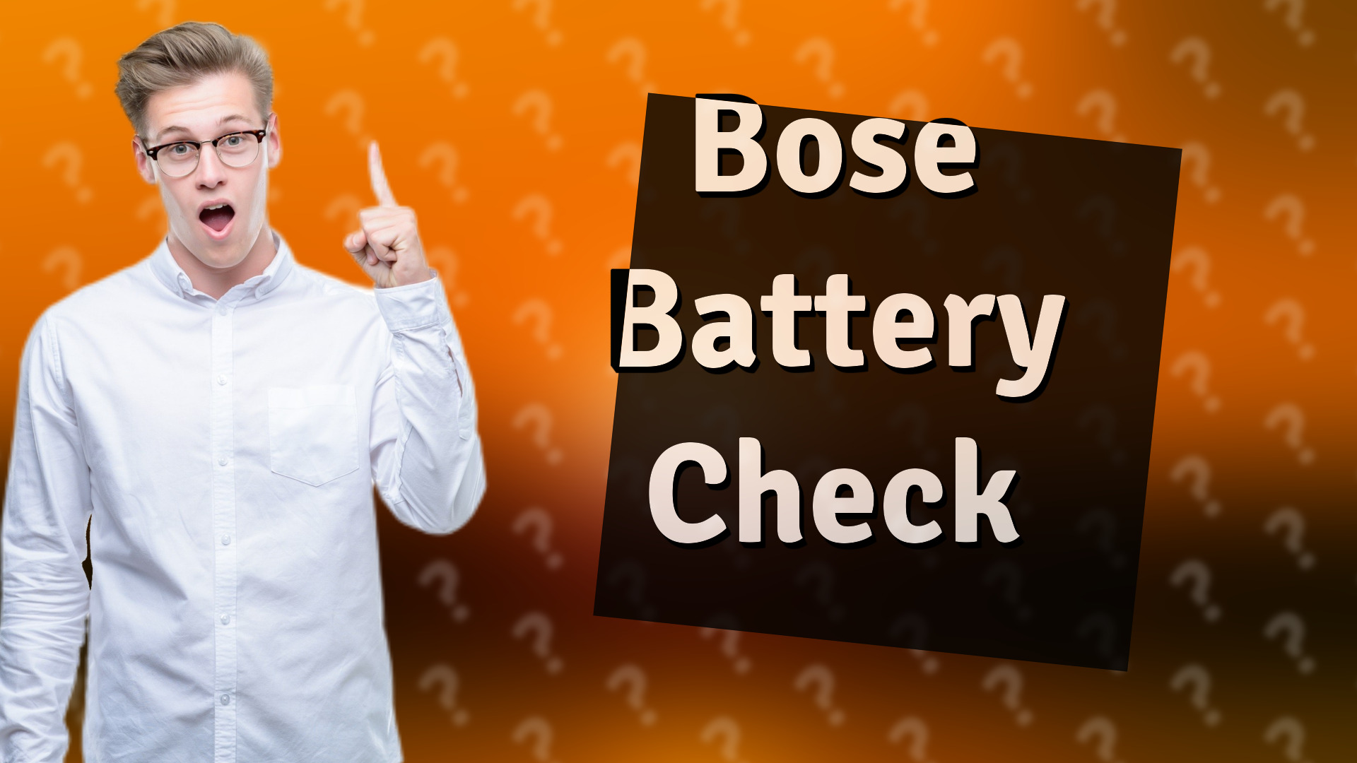 Bose Battery Check