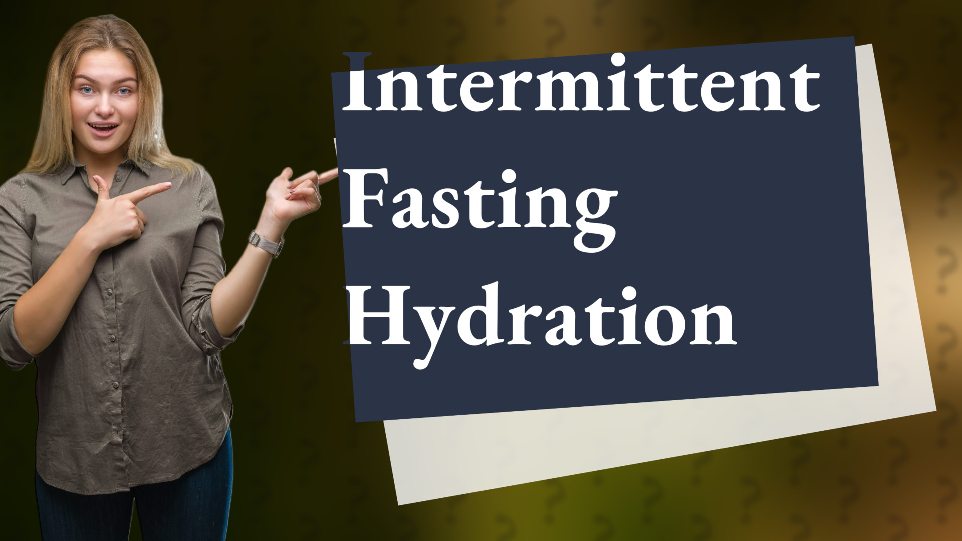Intermittent Fasting Hydration