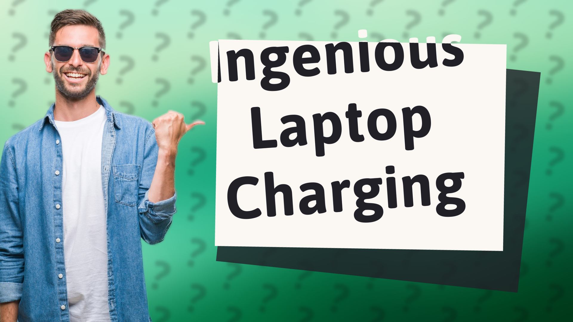 Ingenious Laptop Charging