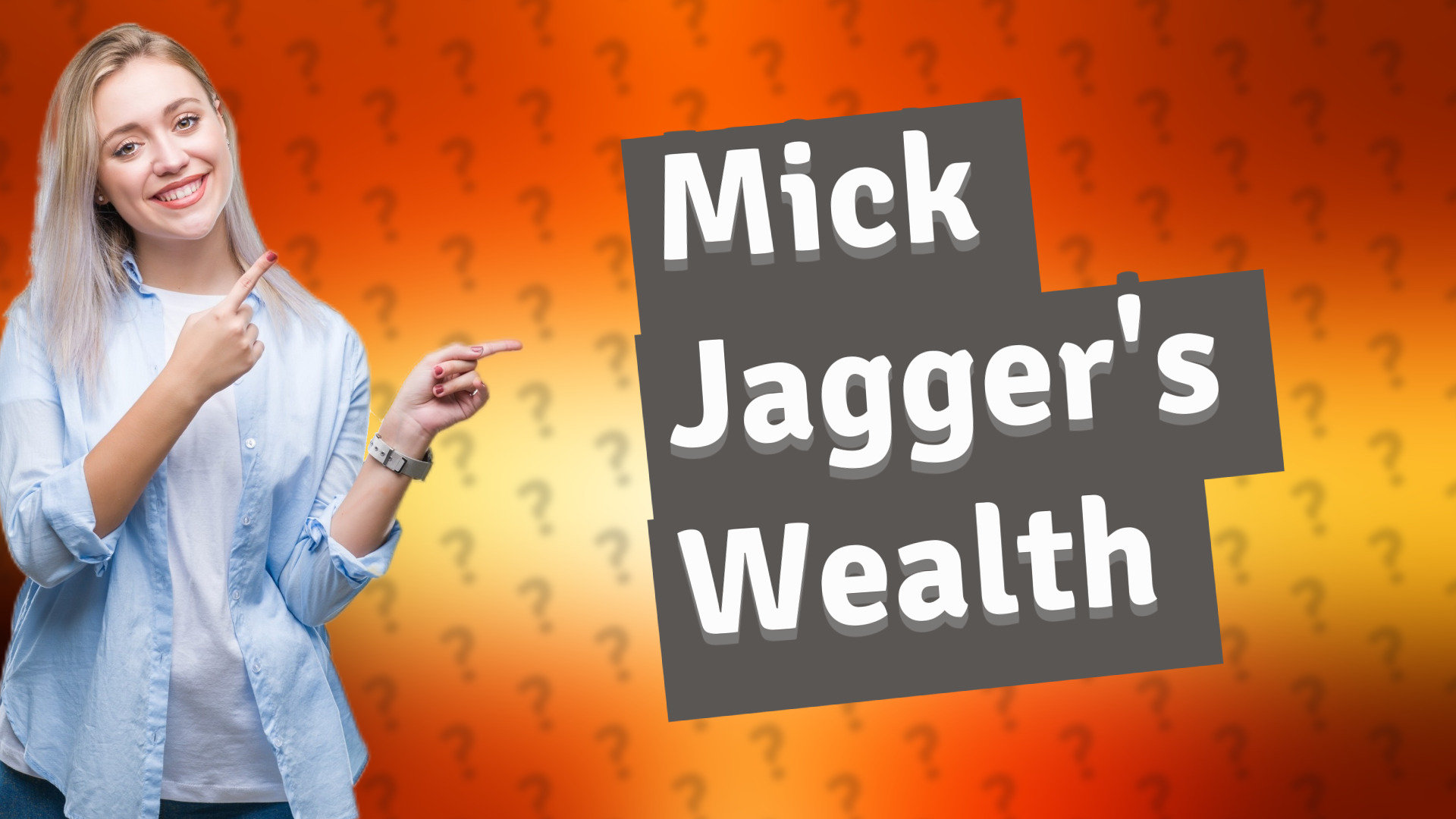 Mick Jagger's Wealth