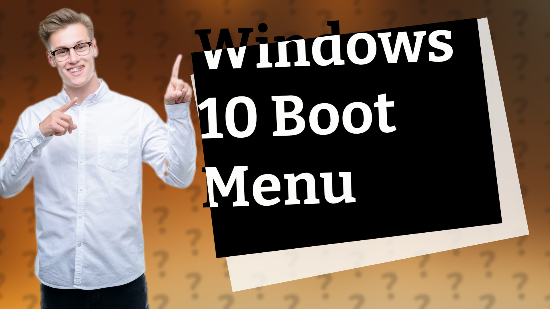 Windows 10 Boot Menu