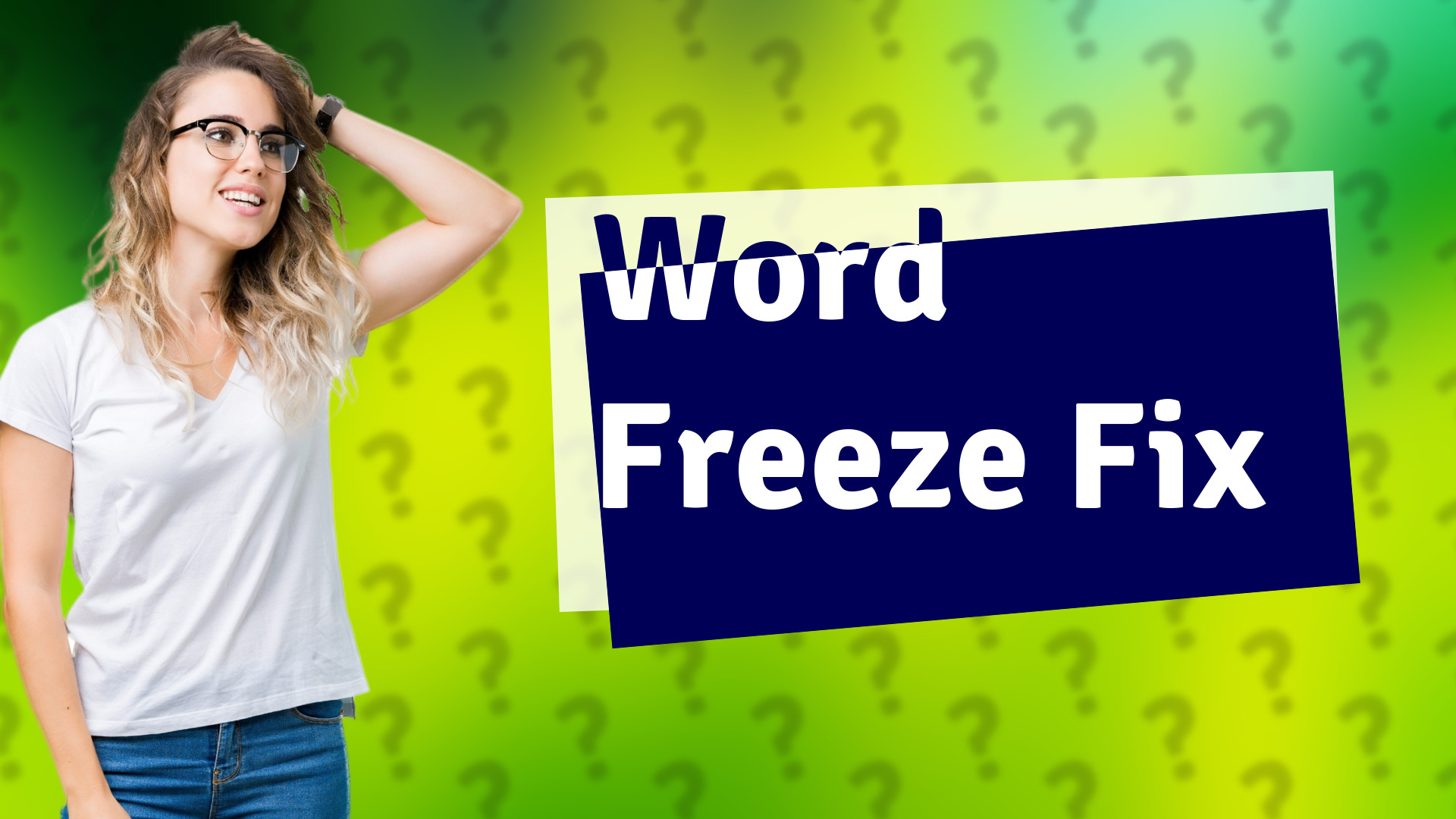 Word Freeze Fix