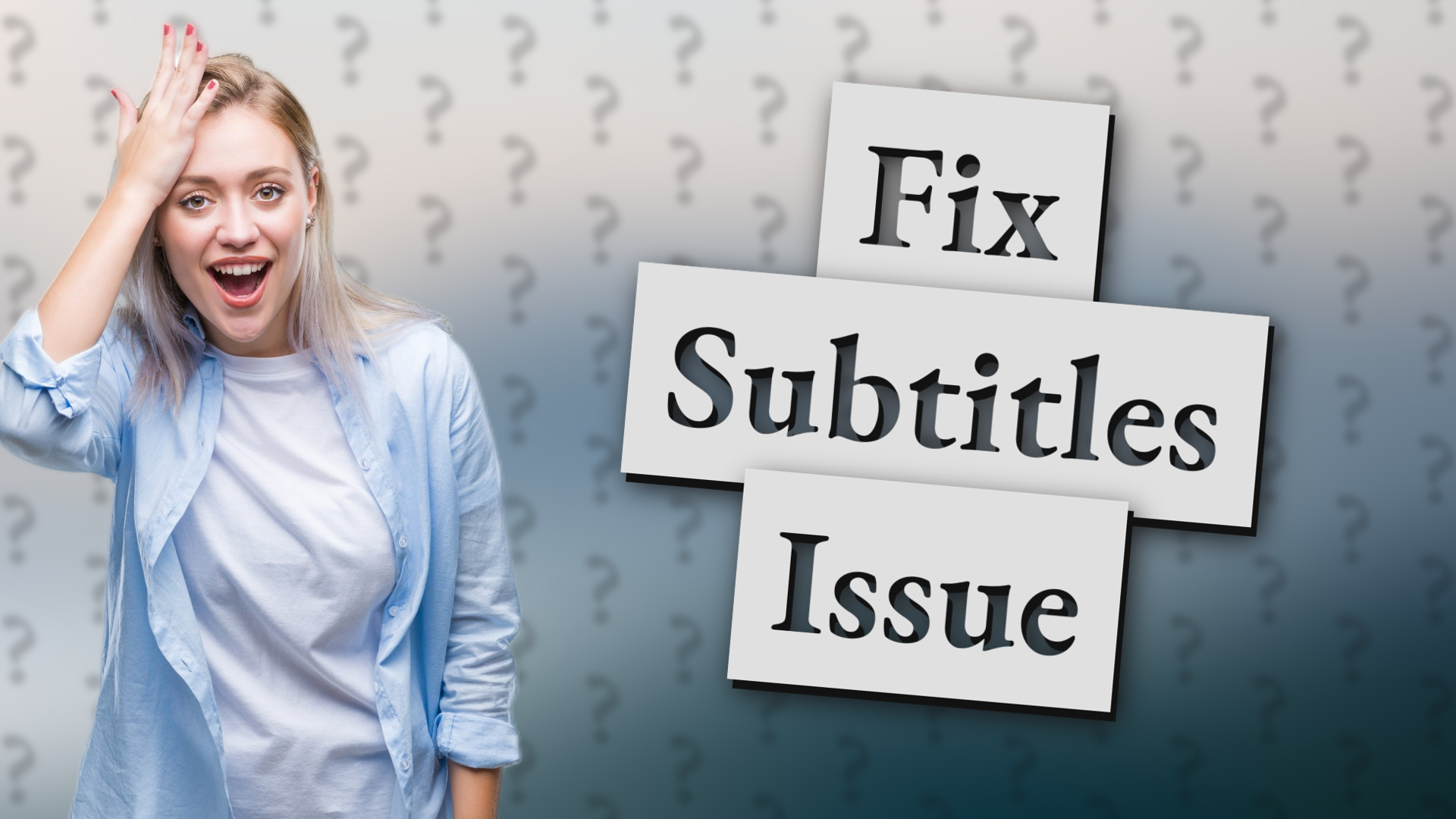 Fix Subtitles Issue