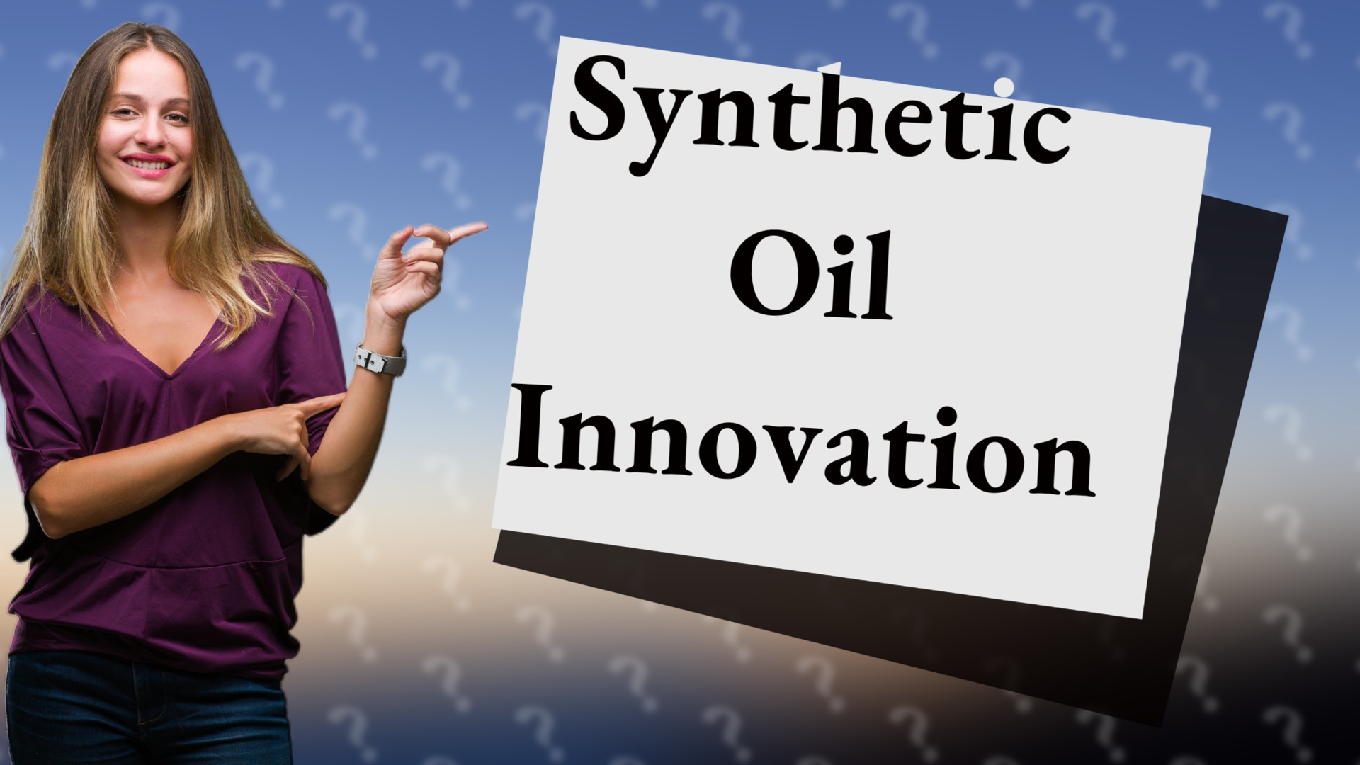 Synthetic Oil Innovation