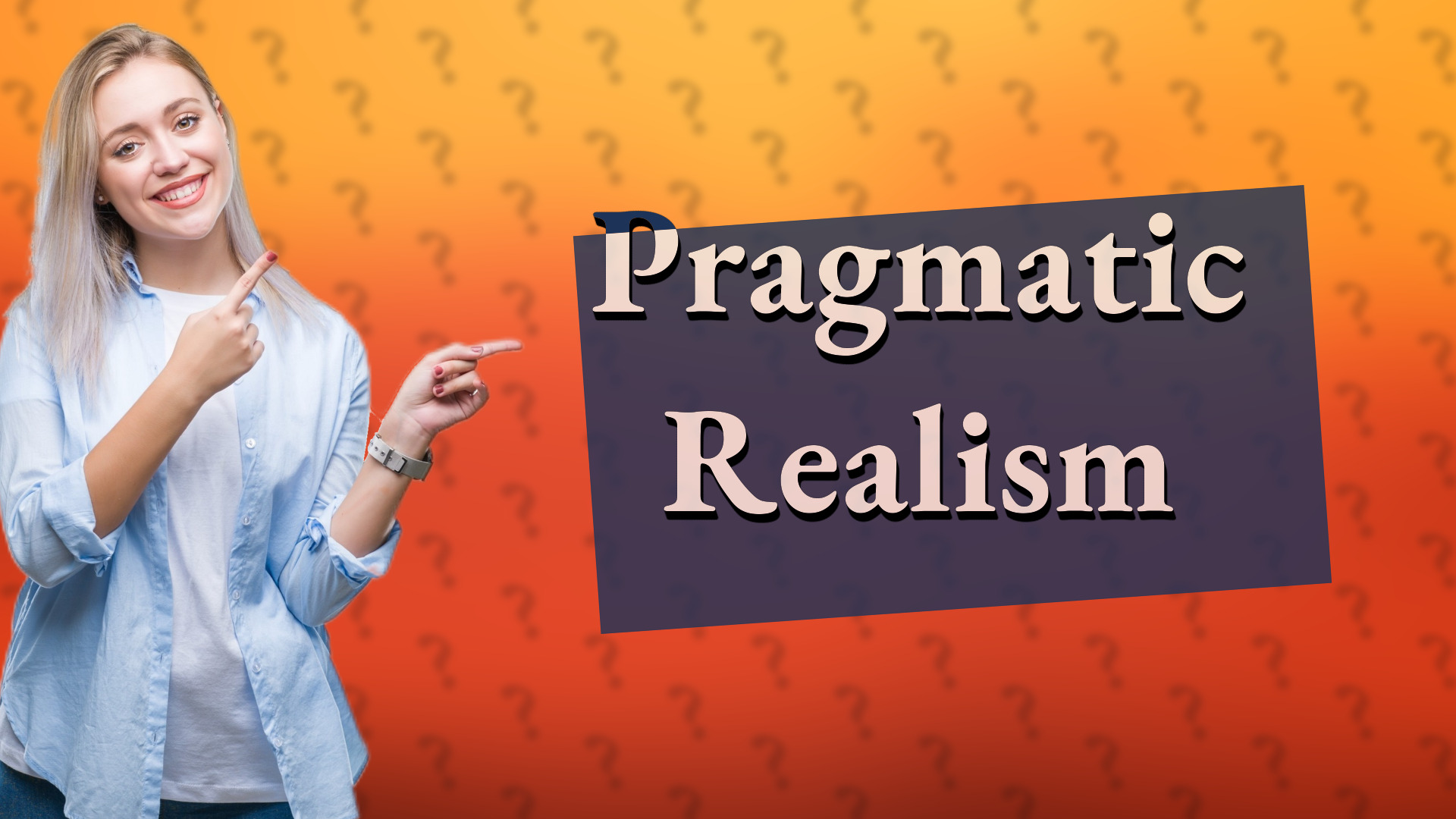 Pragmatic Realism