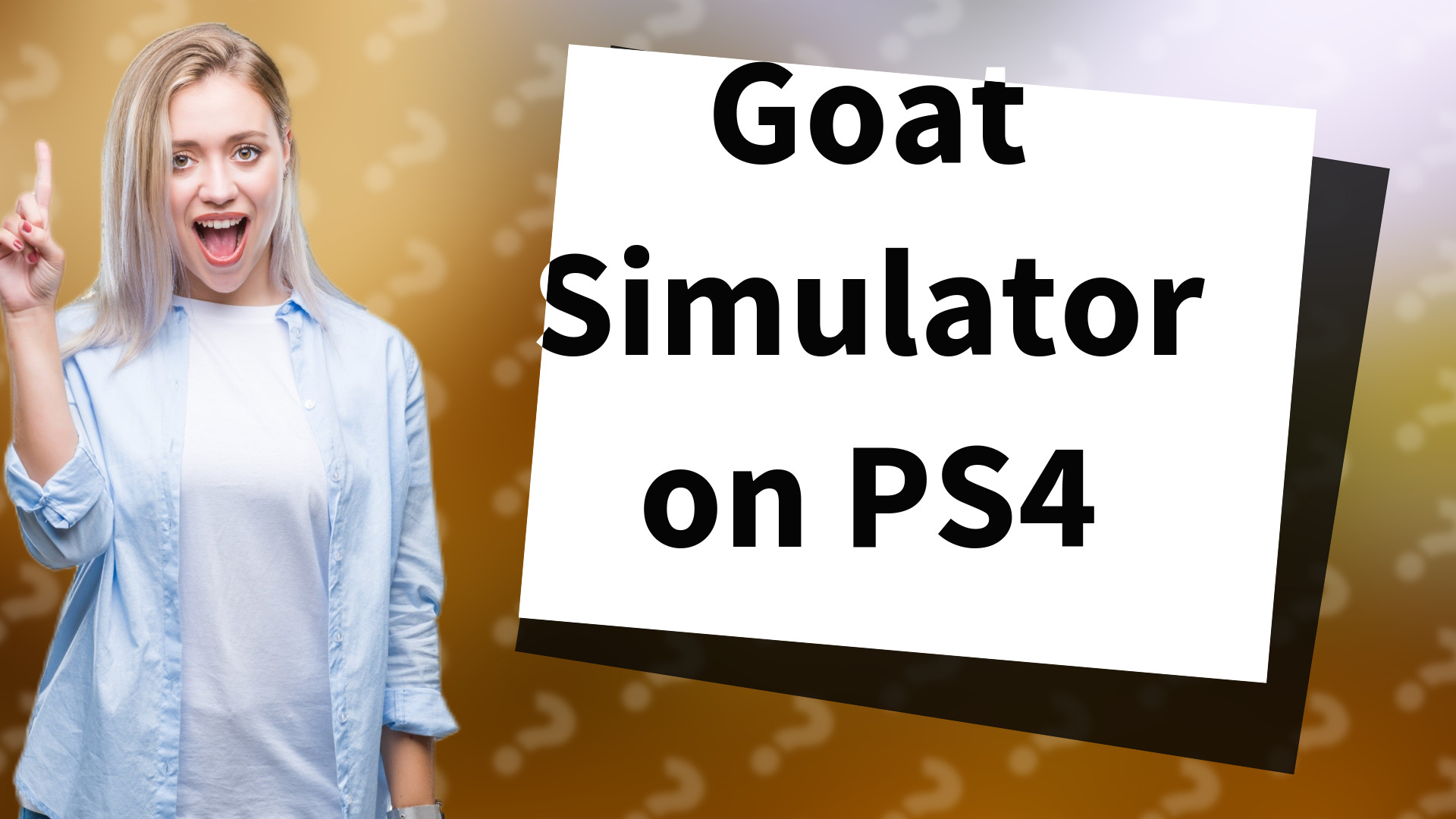 Goat Simulator on PS4