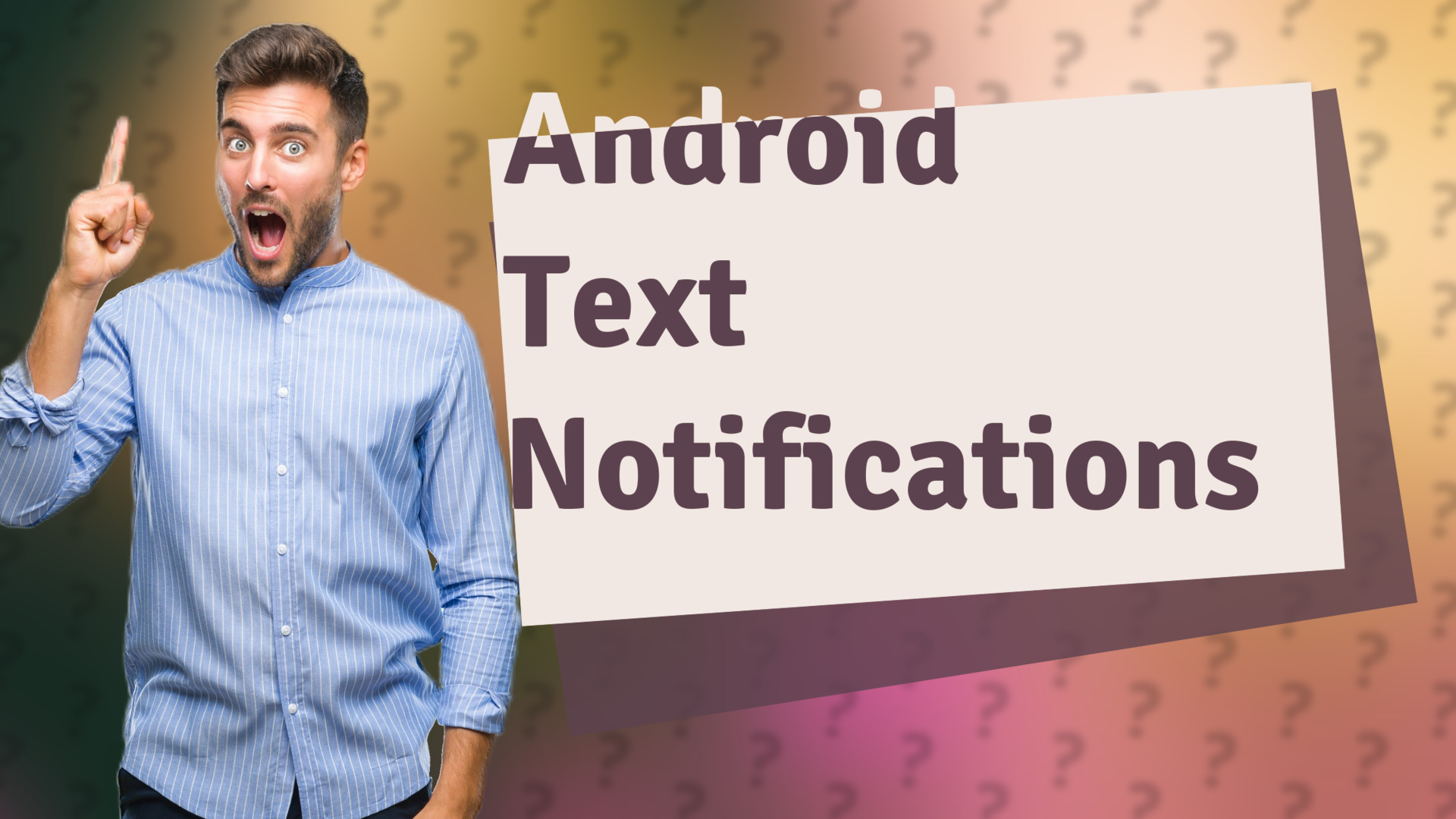 Android Text Notifications