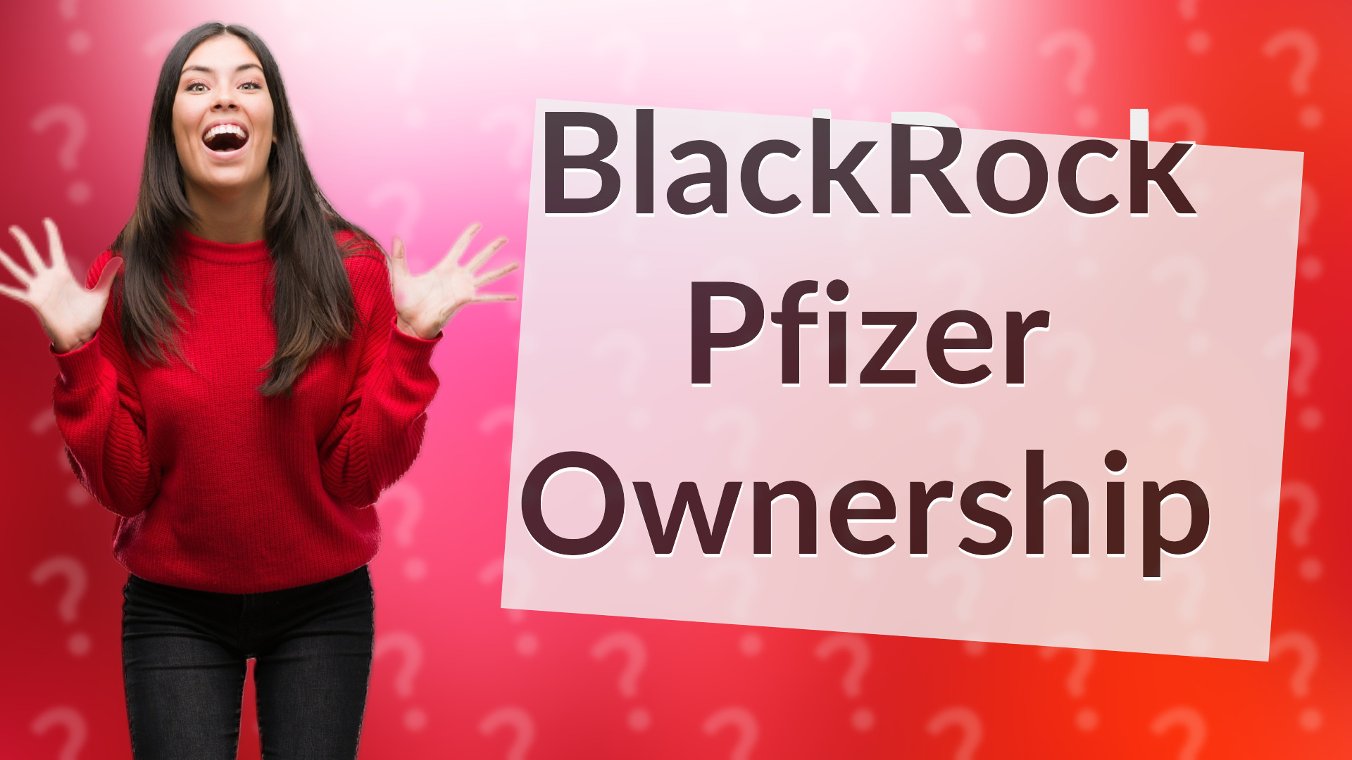 BlackRock Pfizer Ownership