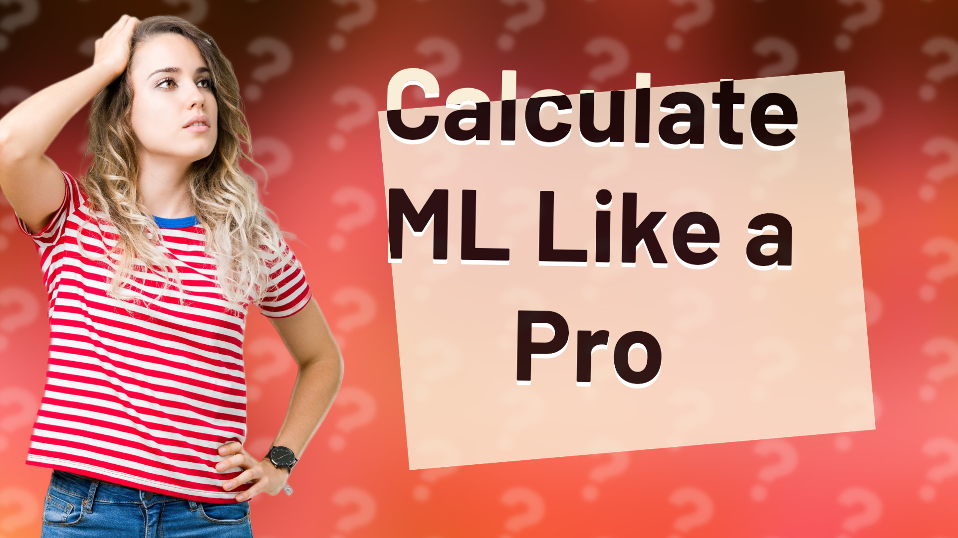 Calculate ML Like a Pro