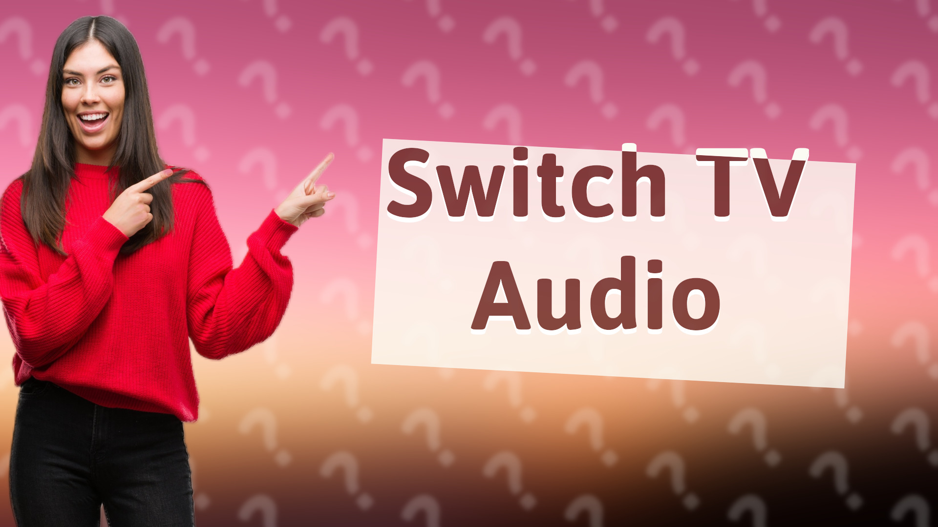 Switch TV Audio