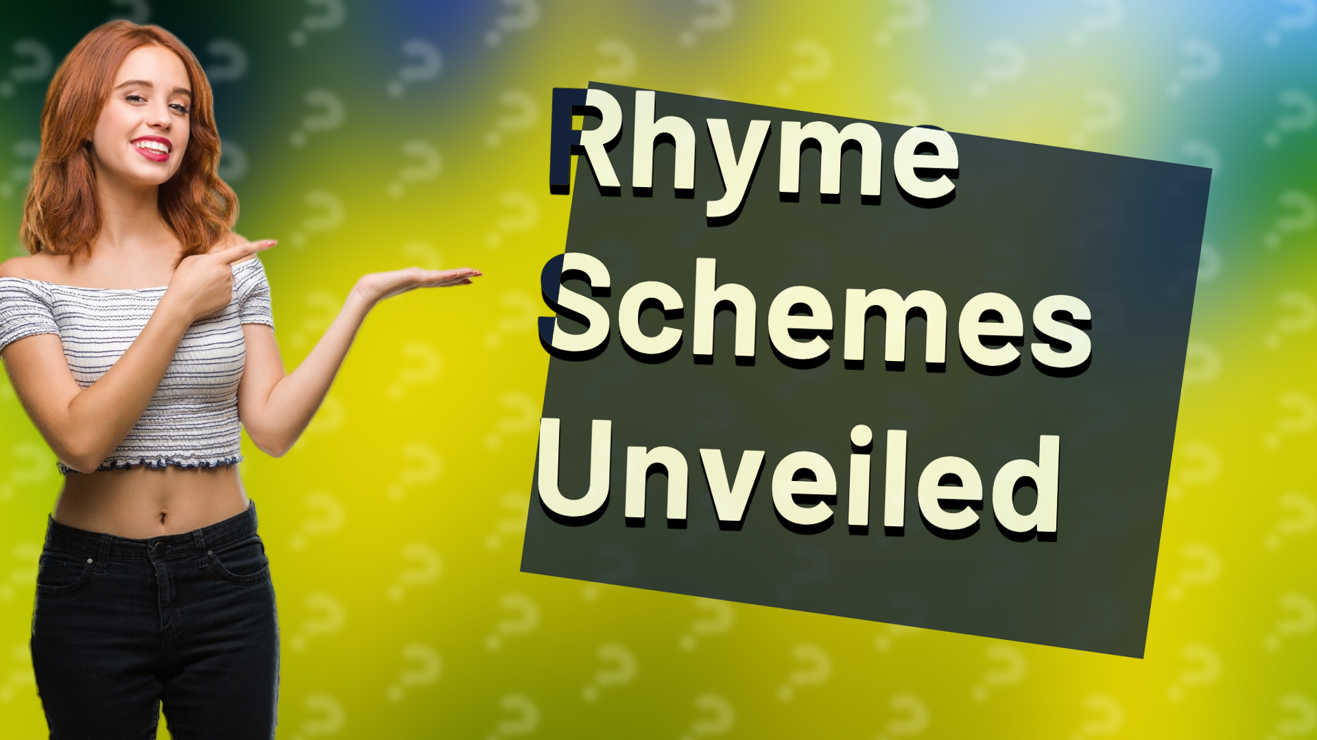 Rhyme Schemes Unveiled