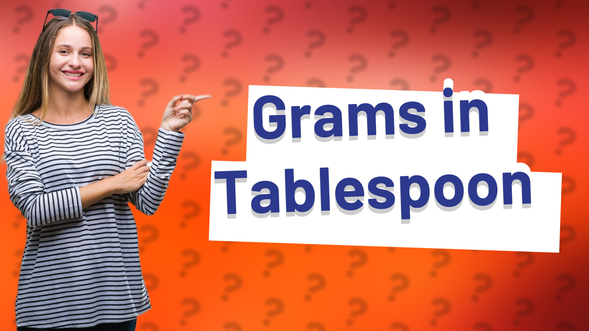 Grams in Tablespoon