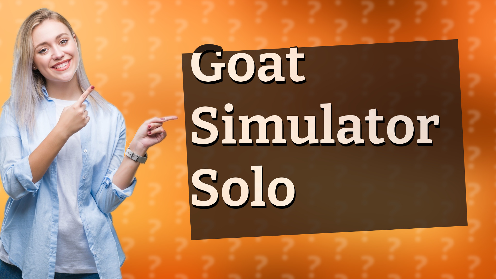 Goat Simulator Solo