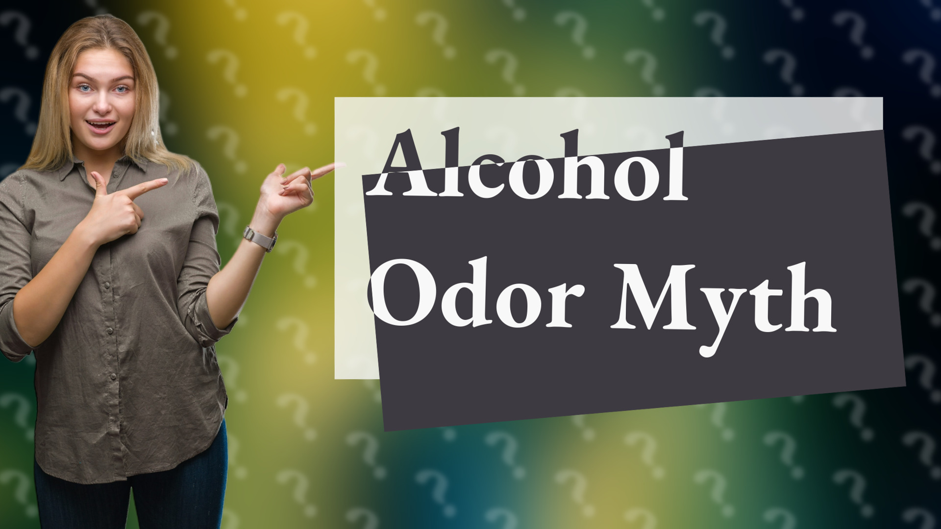 Alcohol Odor Myth