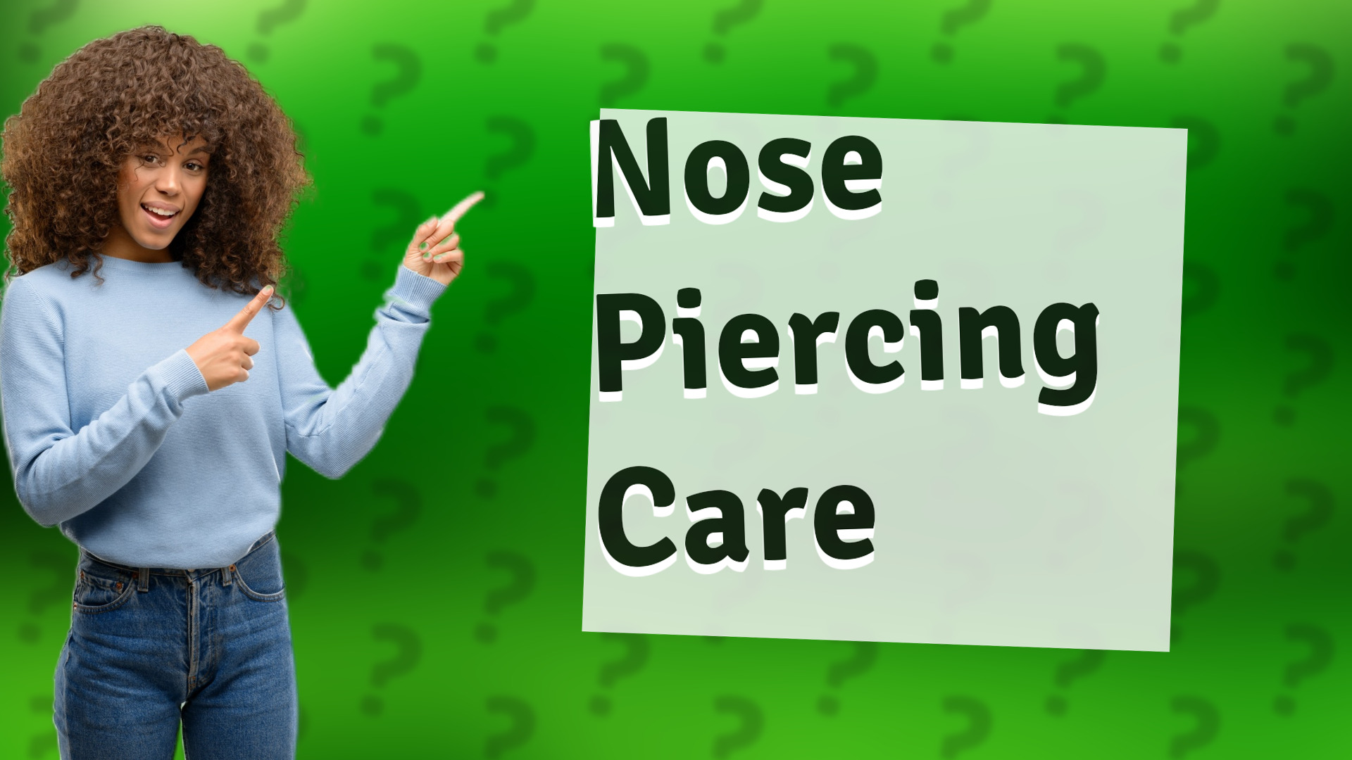 Nose Piercing Care