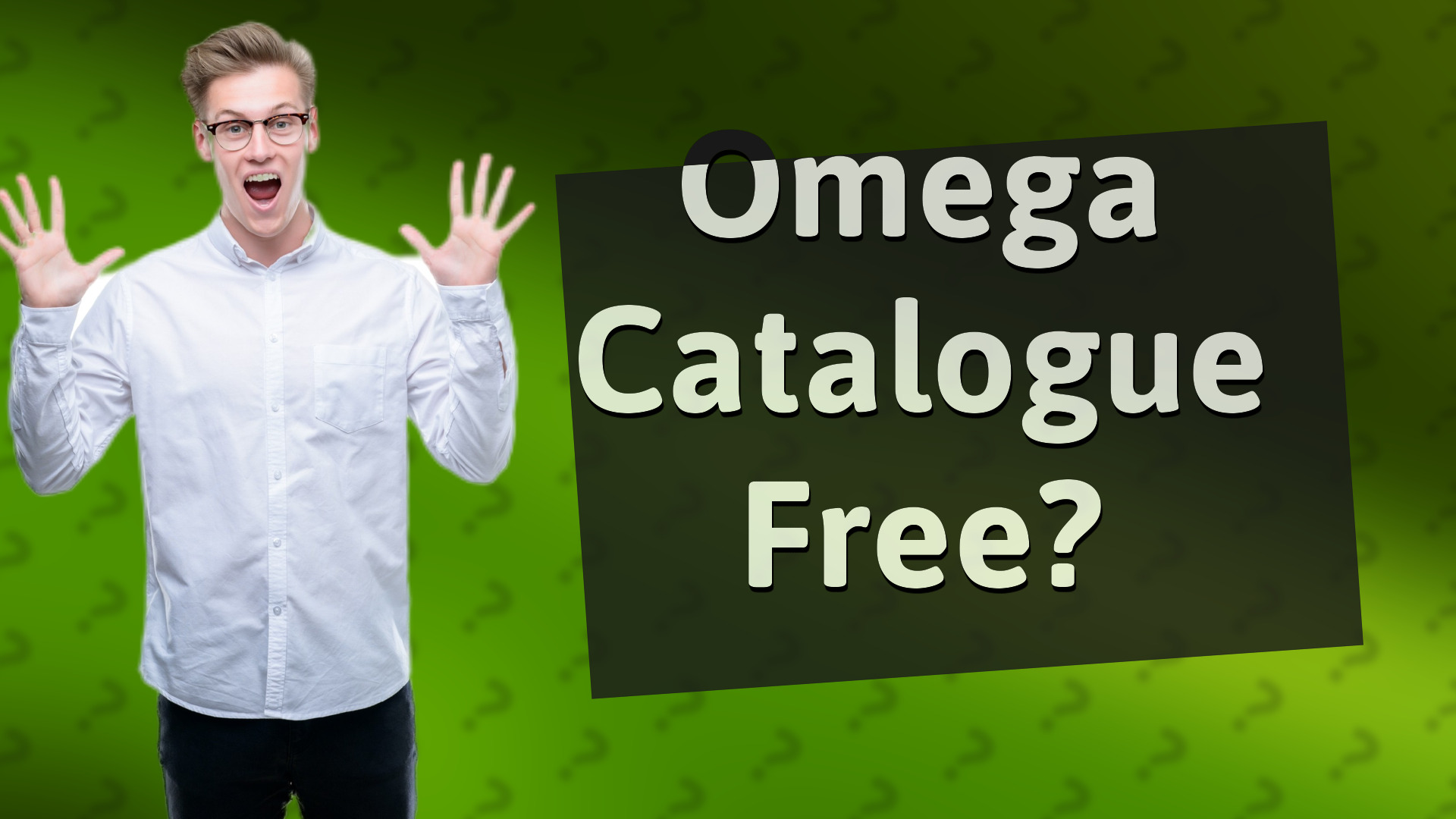 Omega Catalogue Free?