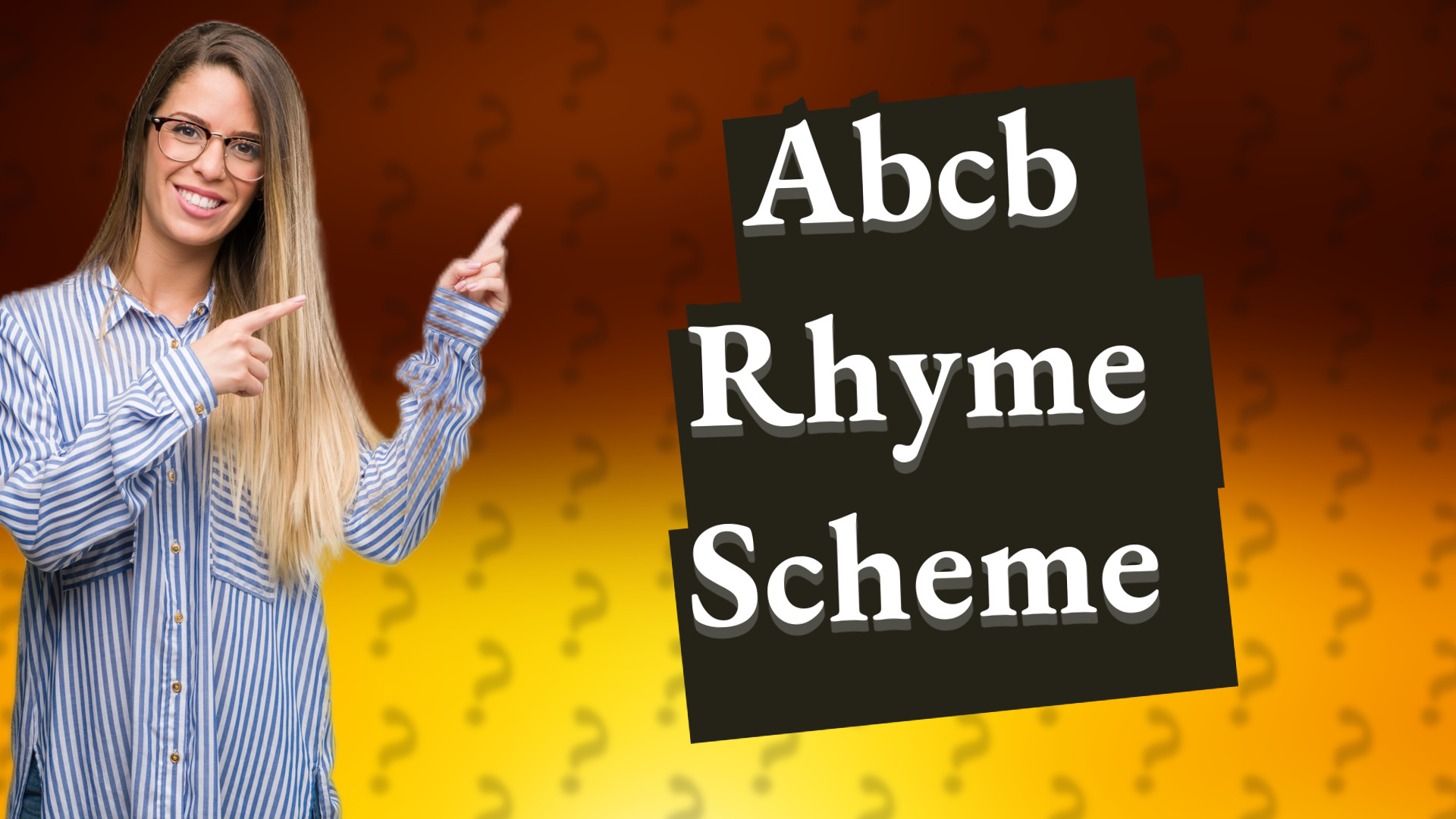 Abcb Rhyme Scheme