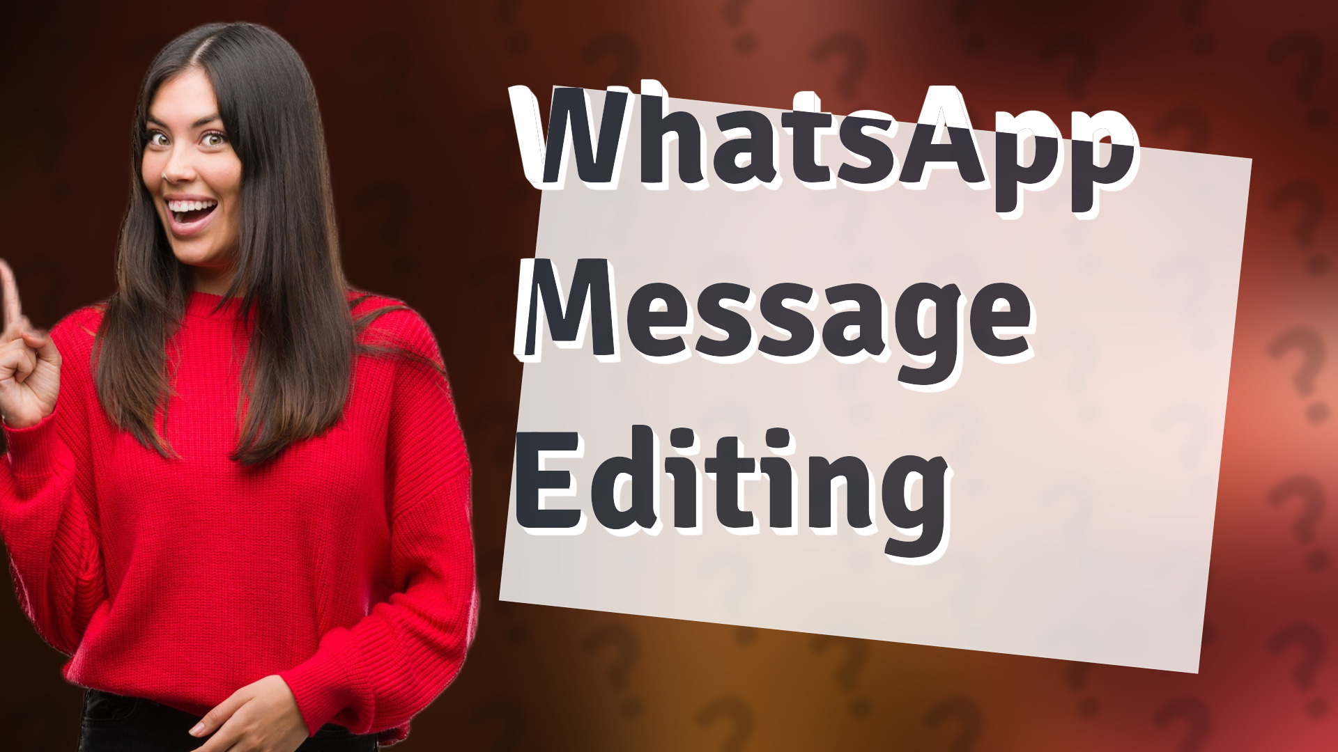 WhatsApp Message Editing
