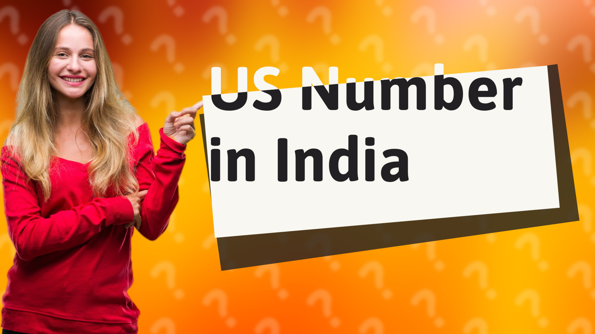US Number in India