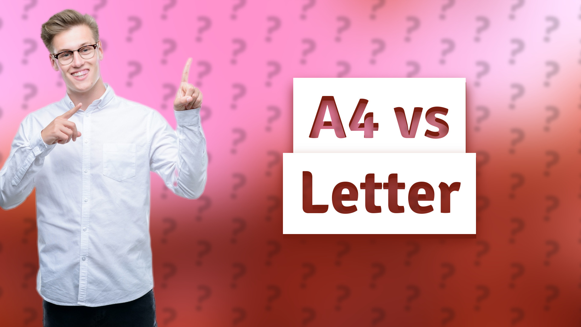 A4 vs Letter