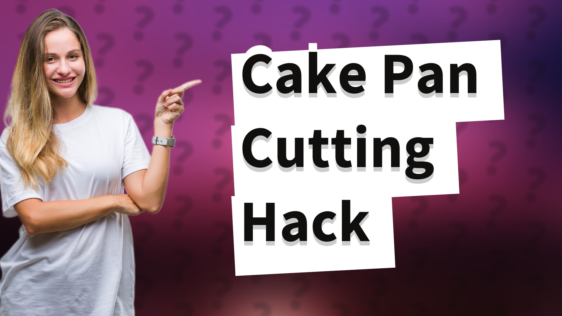 Cake Pan Cutting Hack