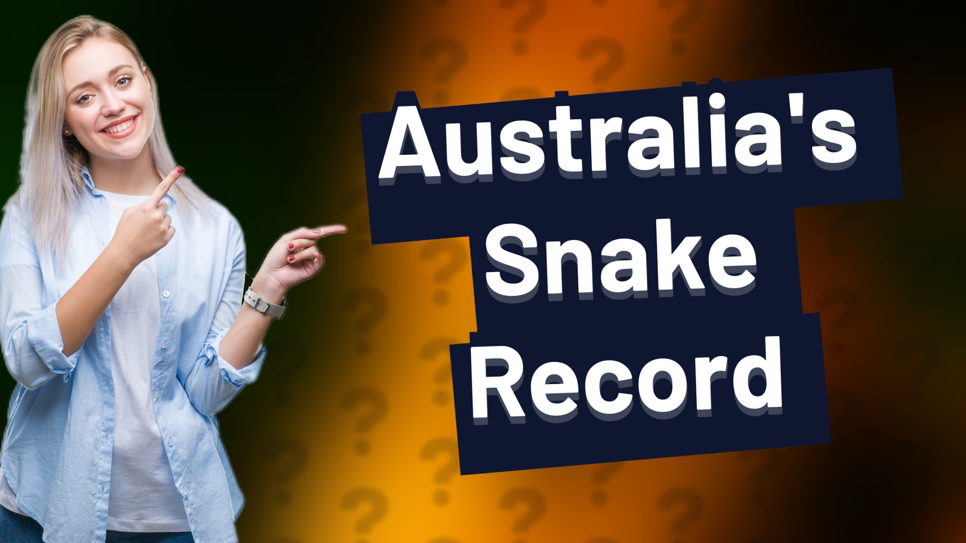 Australia's Snake Record