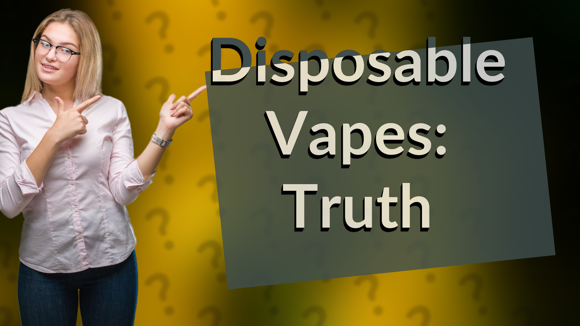 Disposable Vapes: Truth