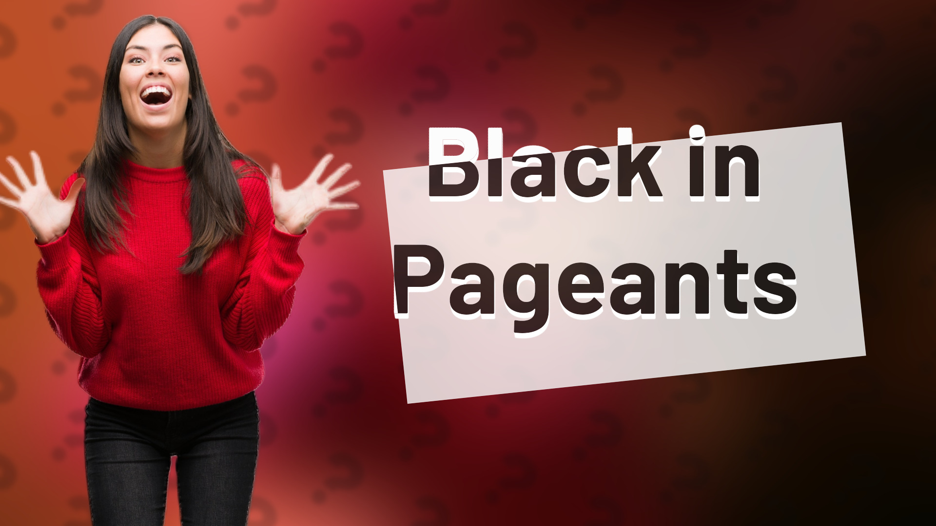 Black in Pageants