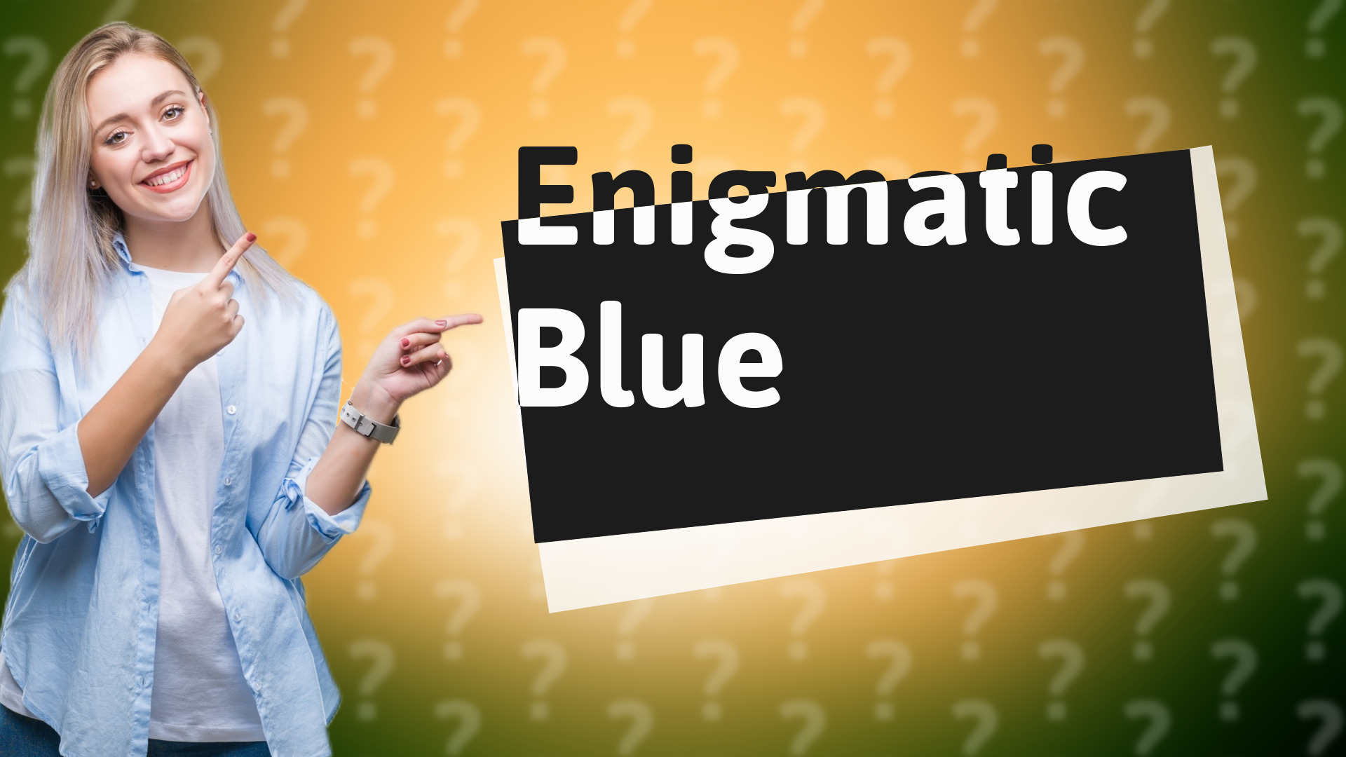 Enigmatic Blue