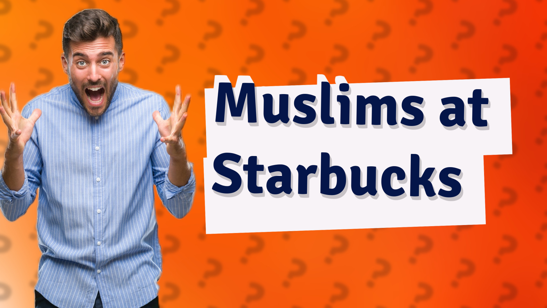 Muslims at Starbucks