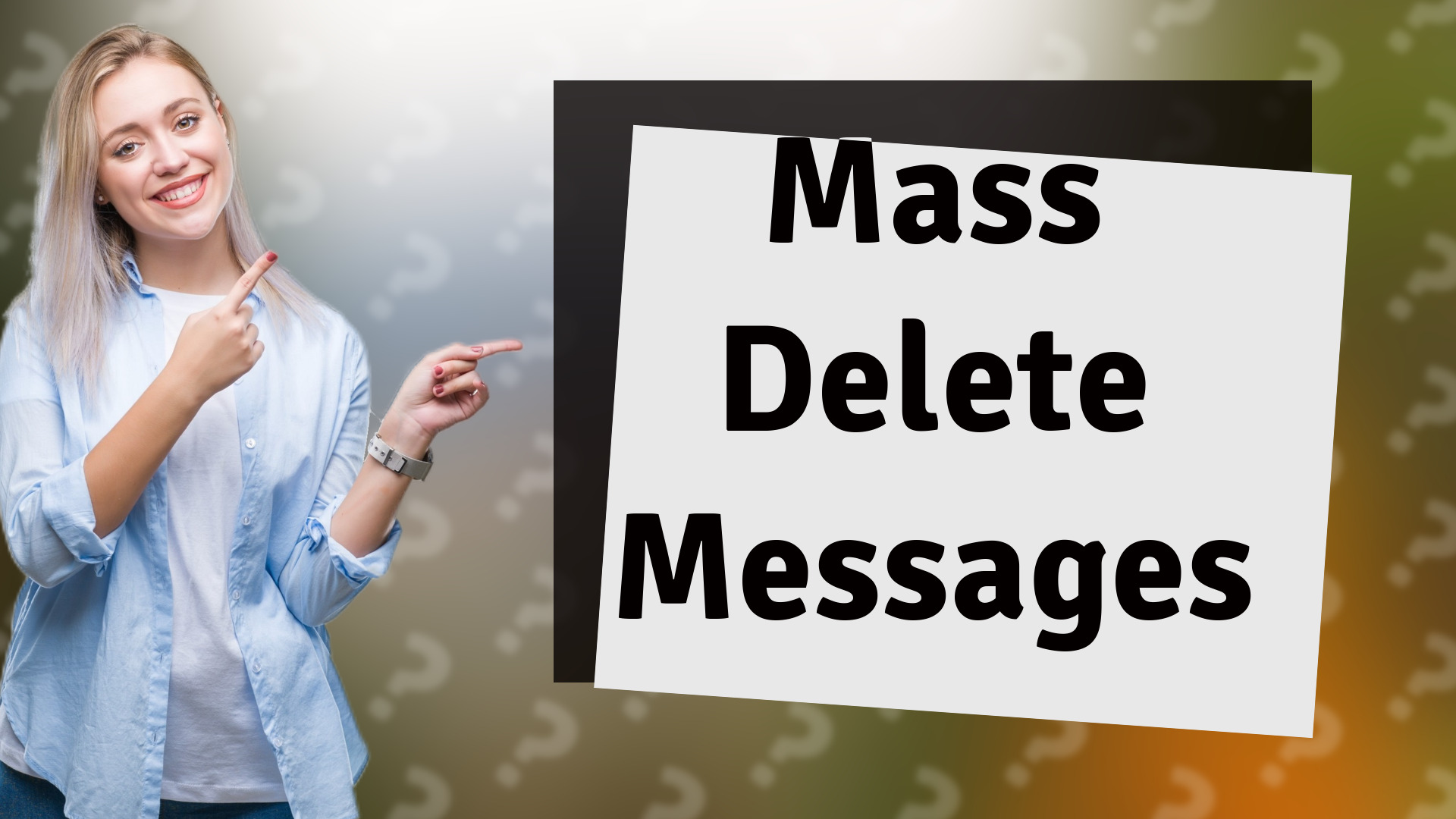 Mass Delete Messages