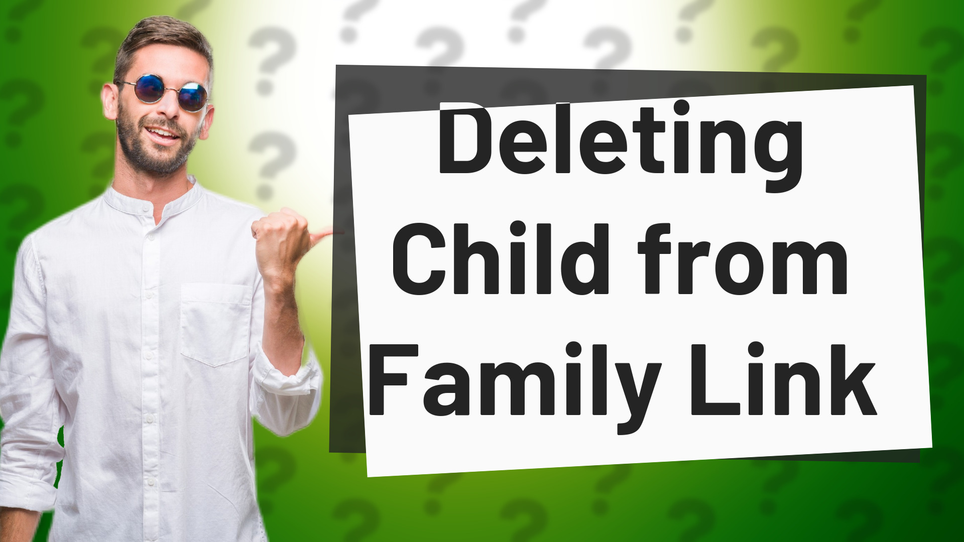 Deleting Child from Family Link
