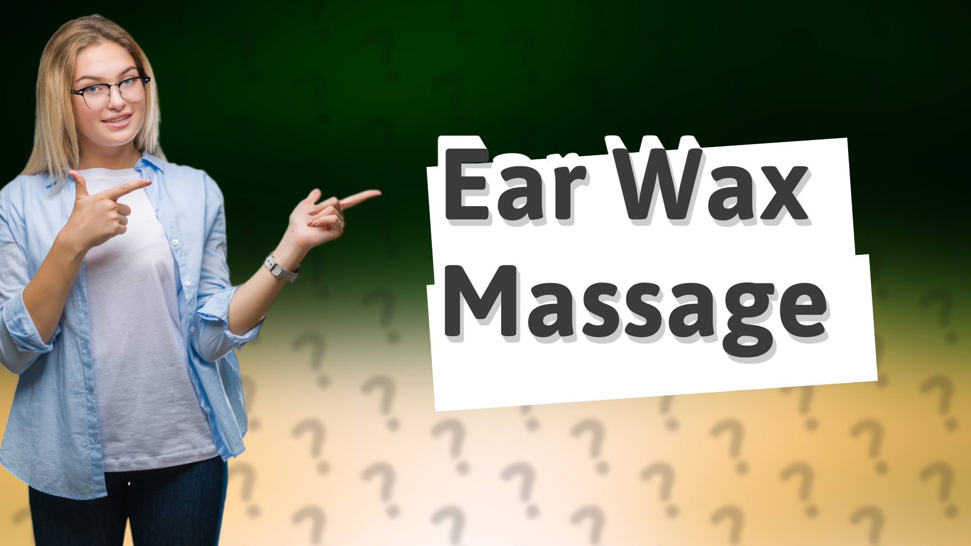 Ear Wax Massage