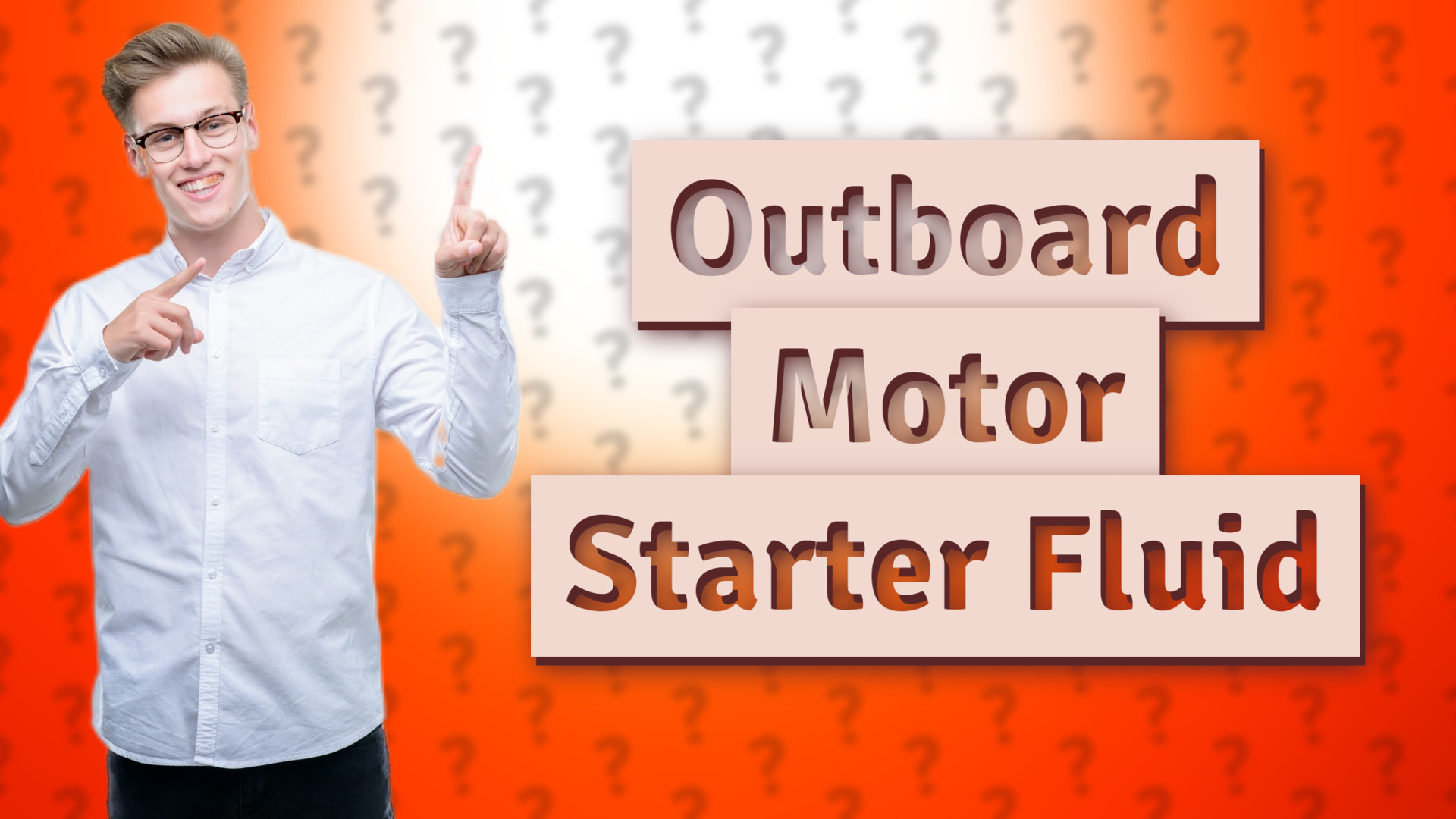 Outboard Motor Starter Fluid