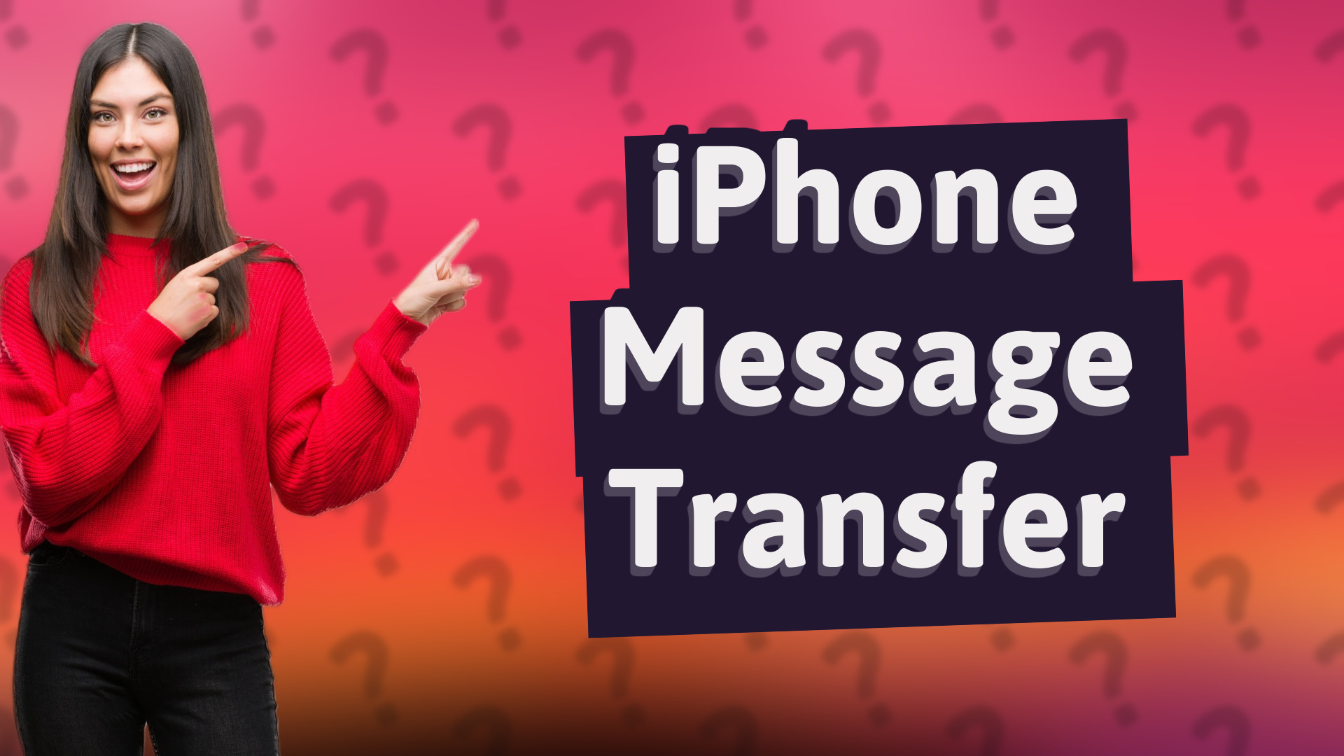 iPhone Message Transfer
