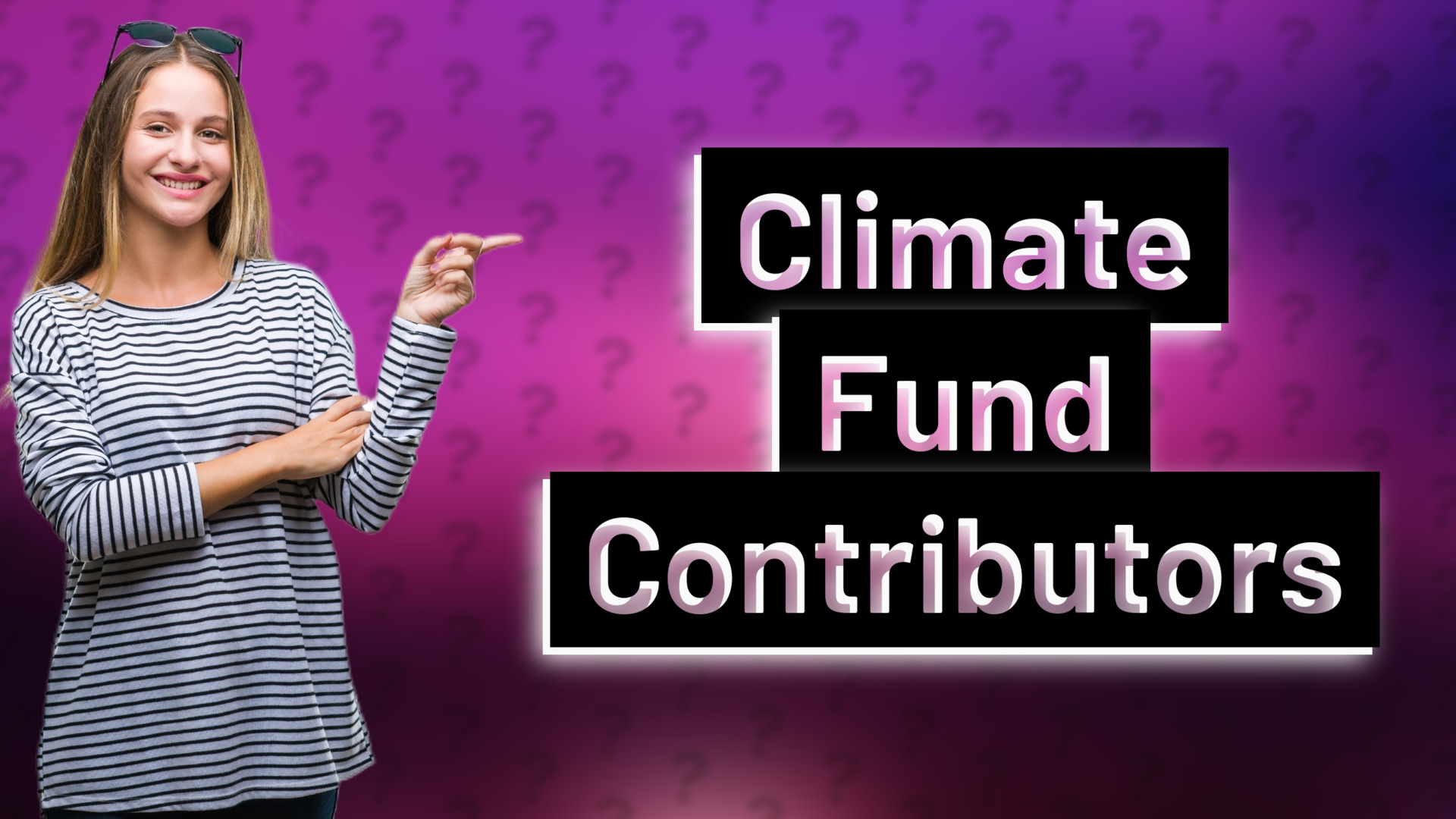 Climate Fund Contributors