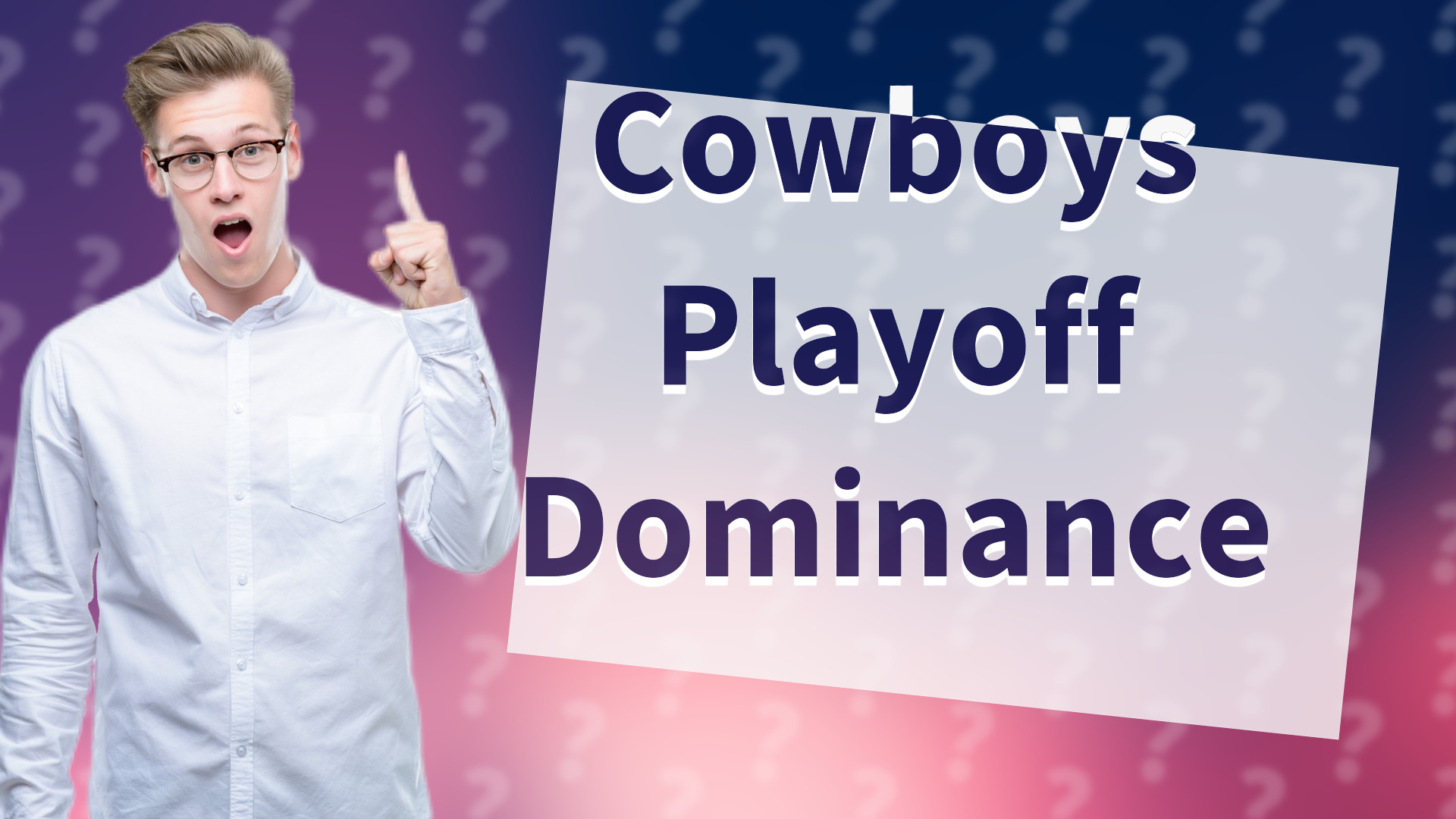 Cowboys Playoff Dominance