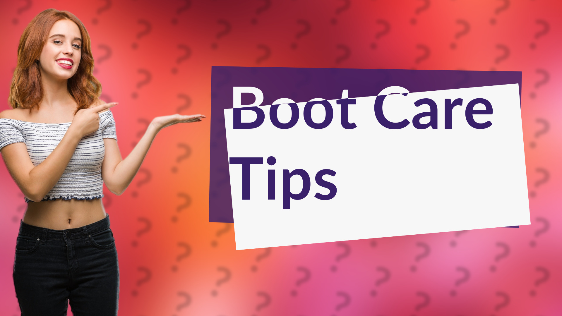 Boot Care Tips