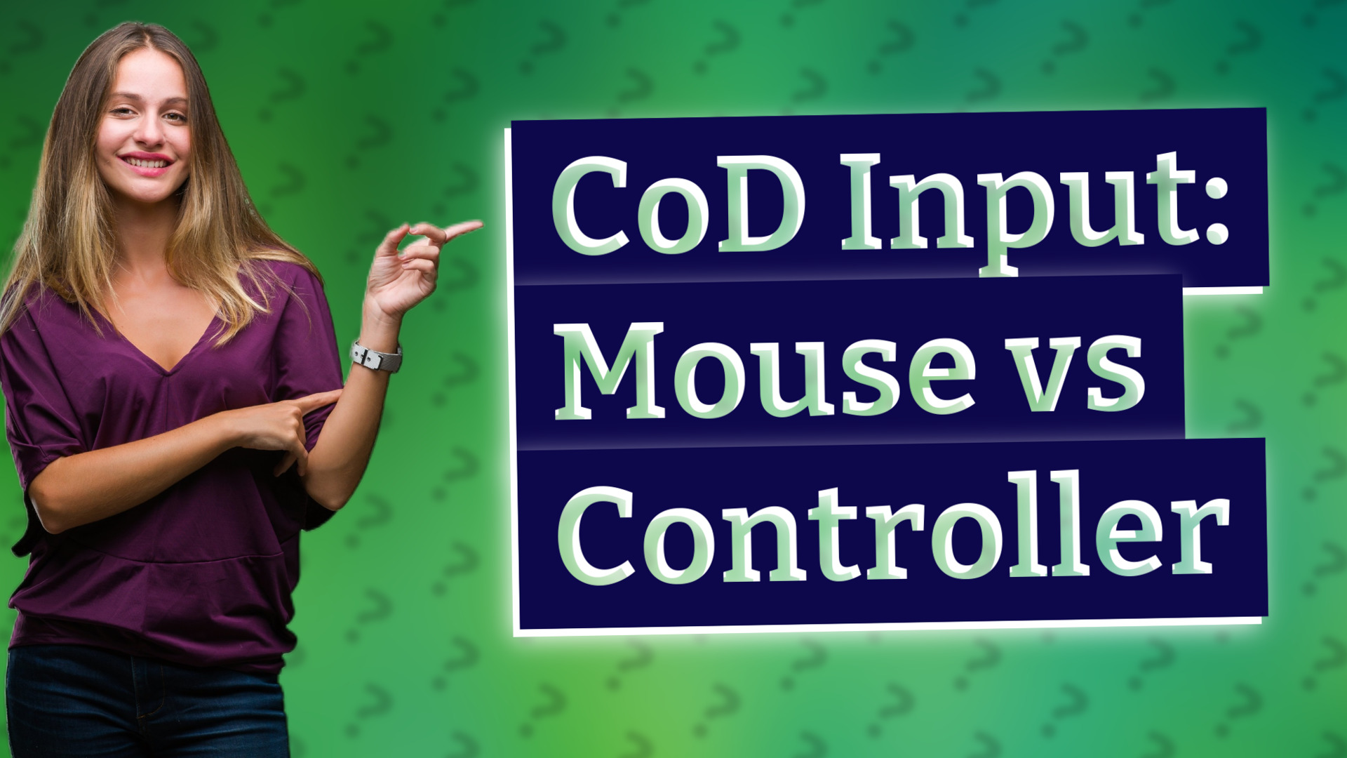 CoD Input: Mouse vs Controller